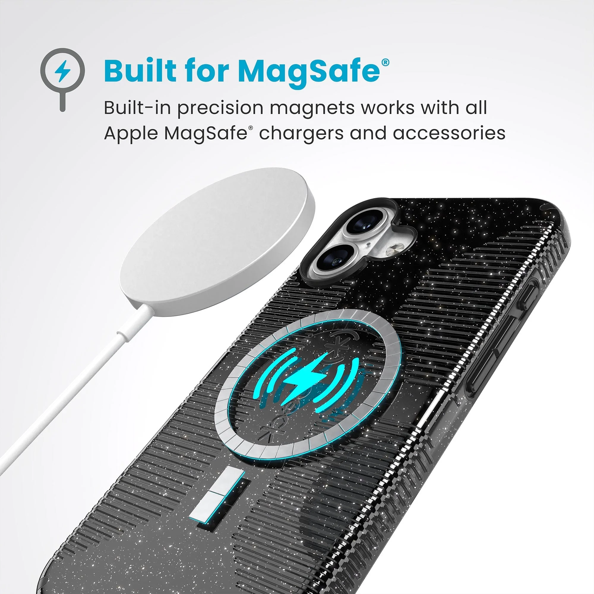 CandyShell Grip + Glitter MagSafe Apple iPhone 16 Plus Case - Image 2