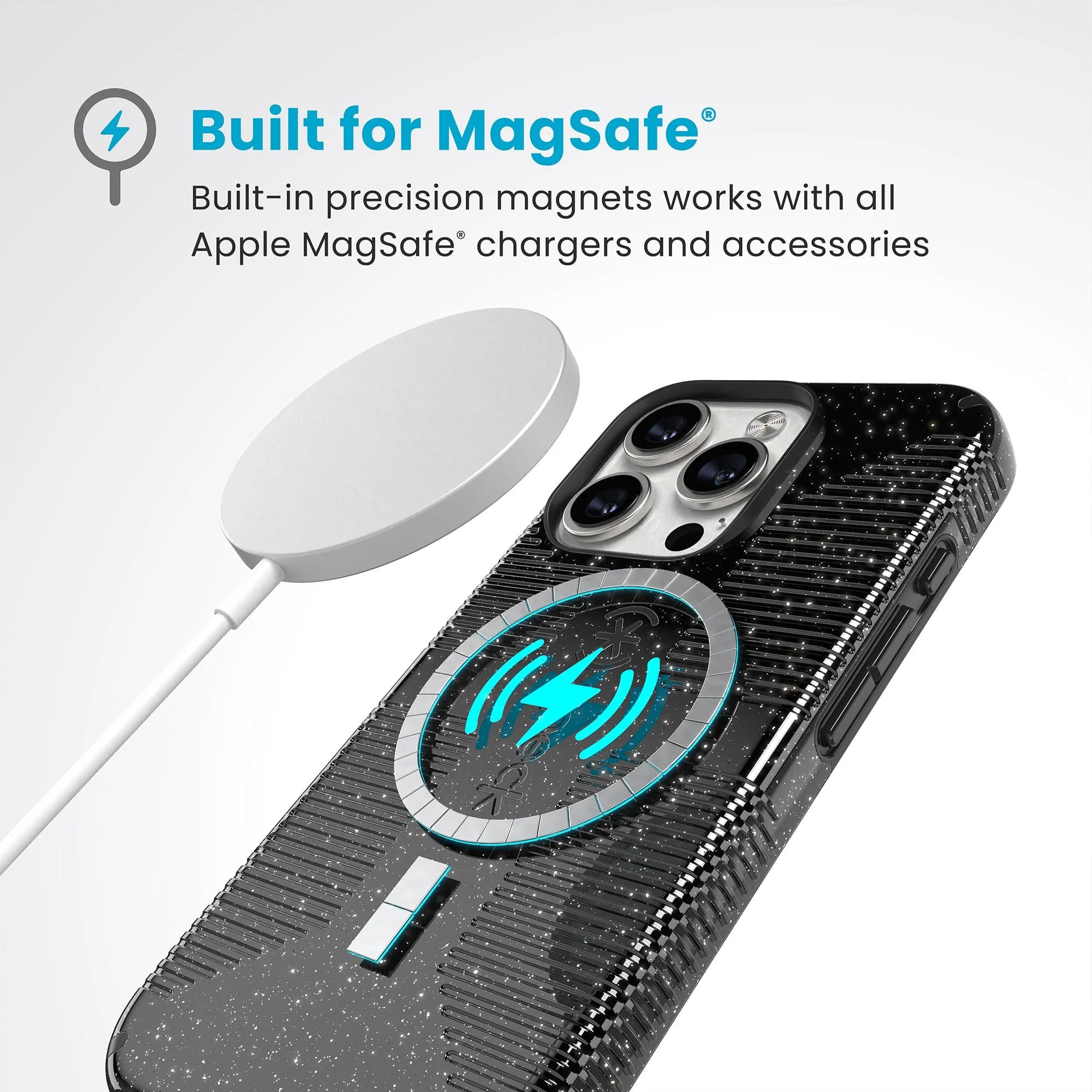 CandyShell Grip + Glitter MagSafe Apple iPhone 16 Pro Case - Image 2
