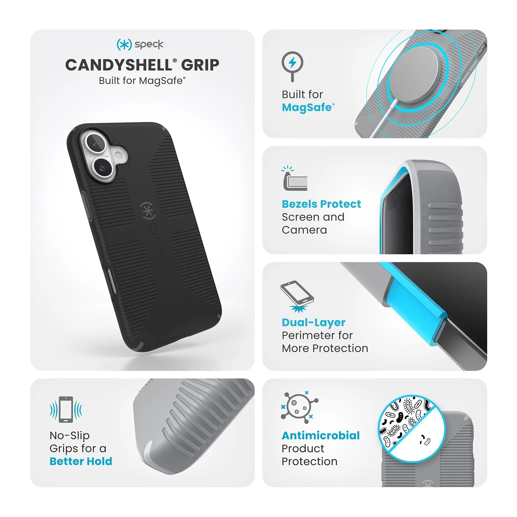 CandyShell Grip MagSafe Apple iPhone 16 Plus Case - Image 30