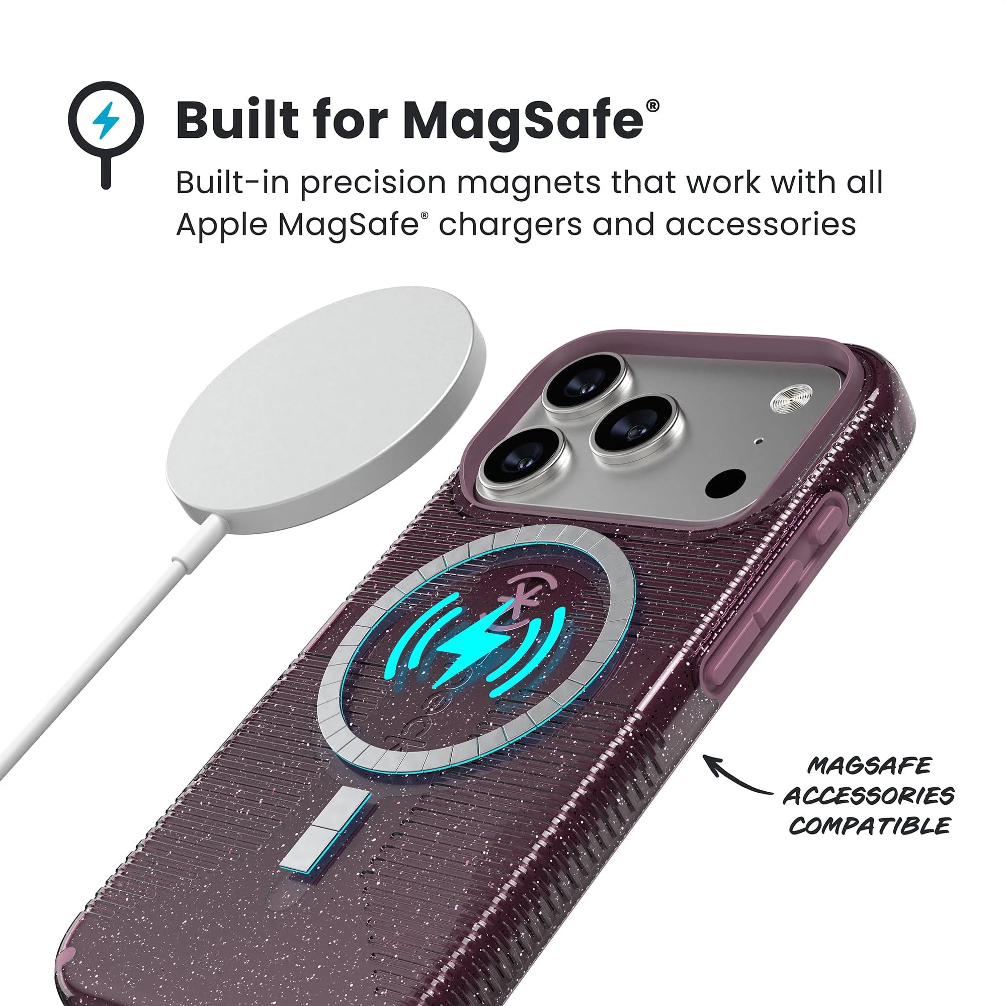 CandyShell Grip + Glitter MagSafe Apple iPhone 17 Pro Case - Image 2