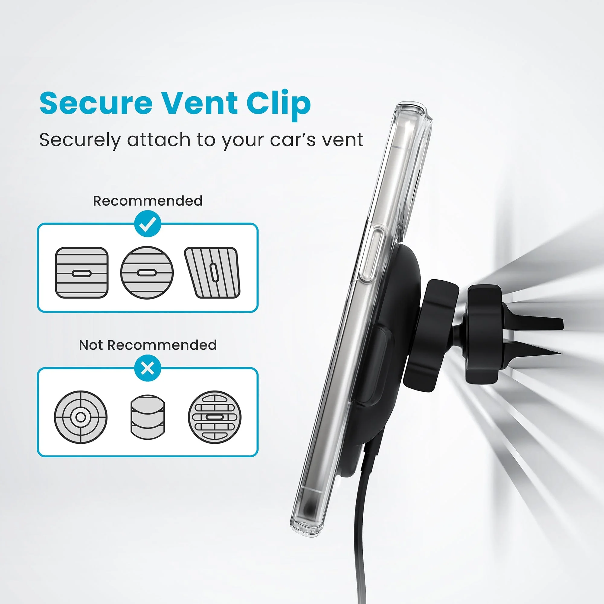 Charging Vent Mount for MagSafe with ClickLock - Image 5