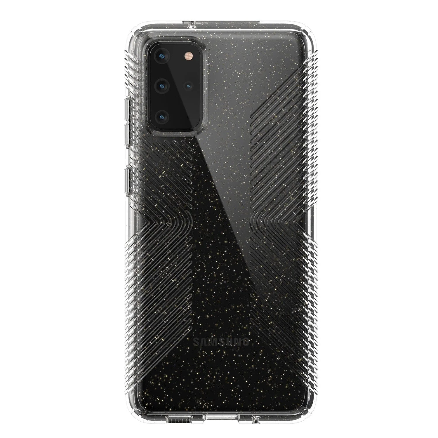 Presidio Perfect-Clear Glitter + Grips Samsung Galaxy S20+ Cases - Image 2