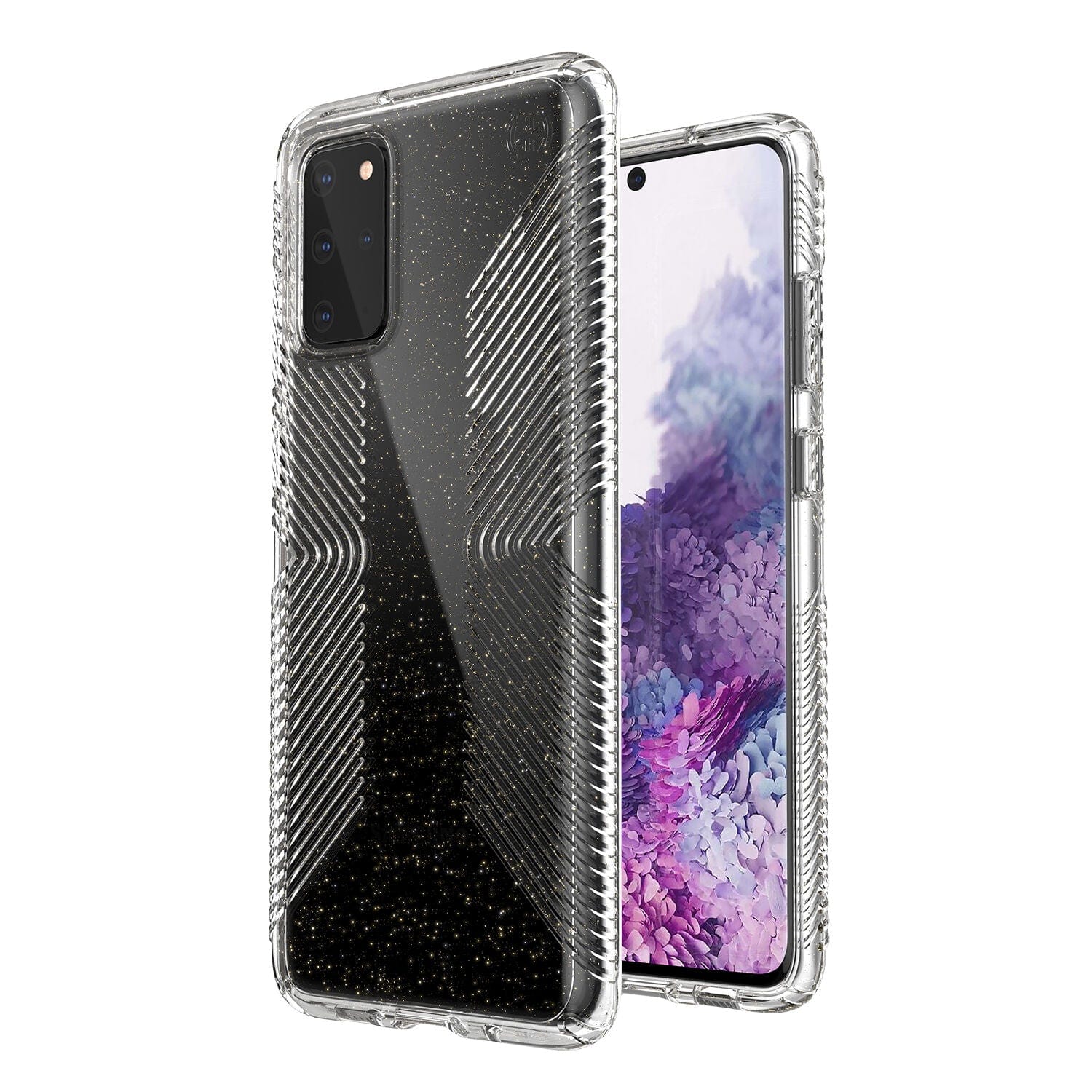 Presidio Perfect-Clear Glitter + Grips Samsung Galaxy S20+ Cases - Image 3