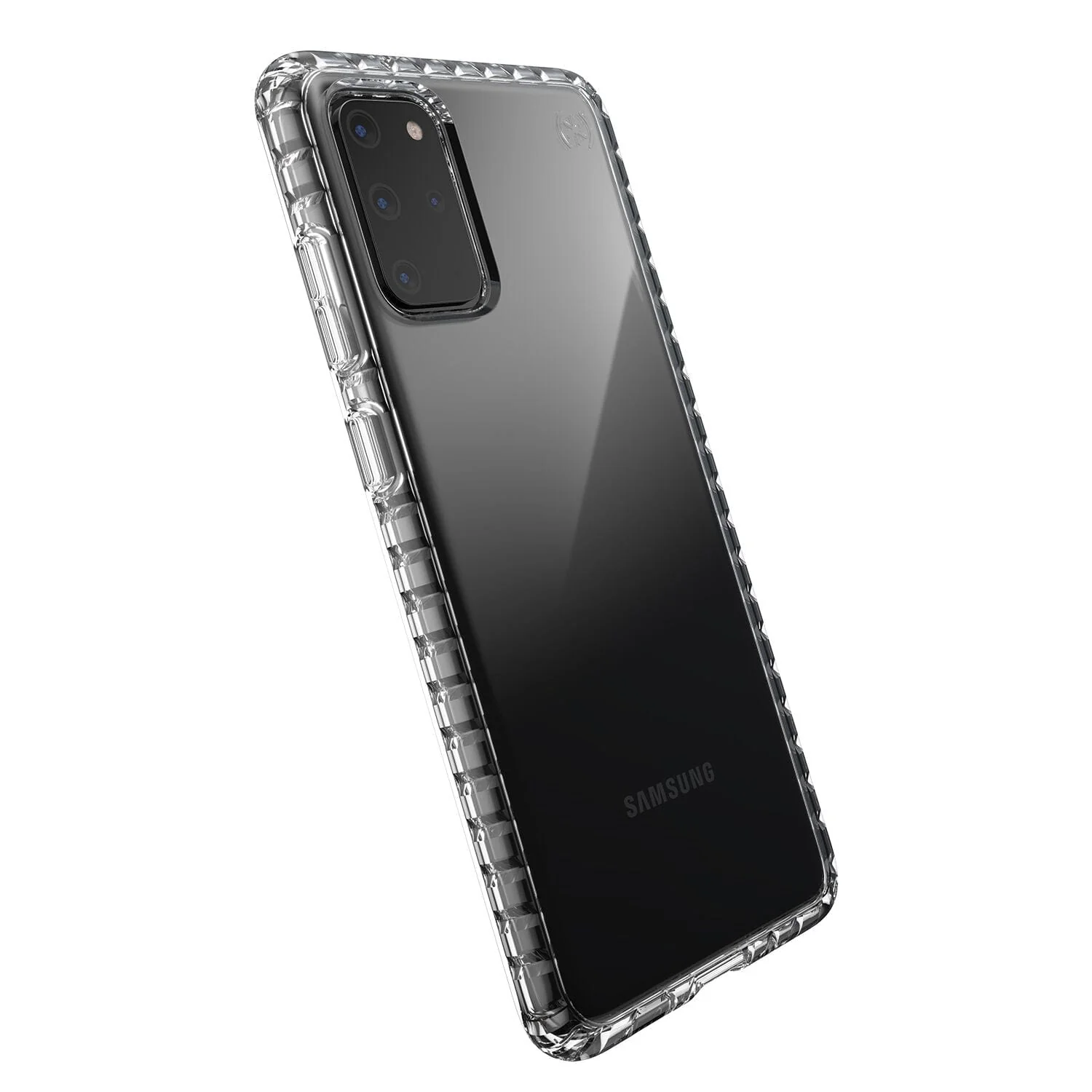 Presidio Perfect-Clear with Impact Geometry Samsung Galaxy S20+ Cases