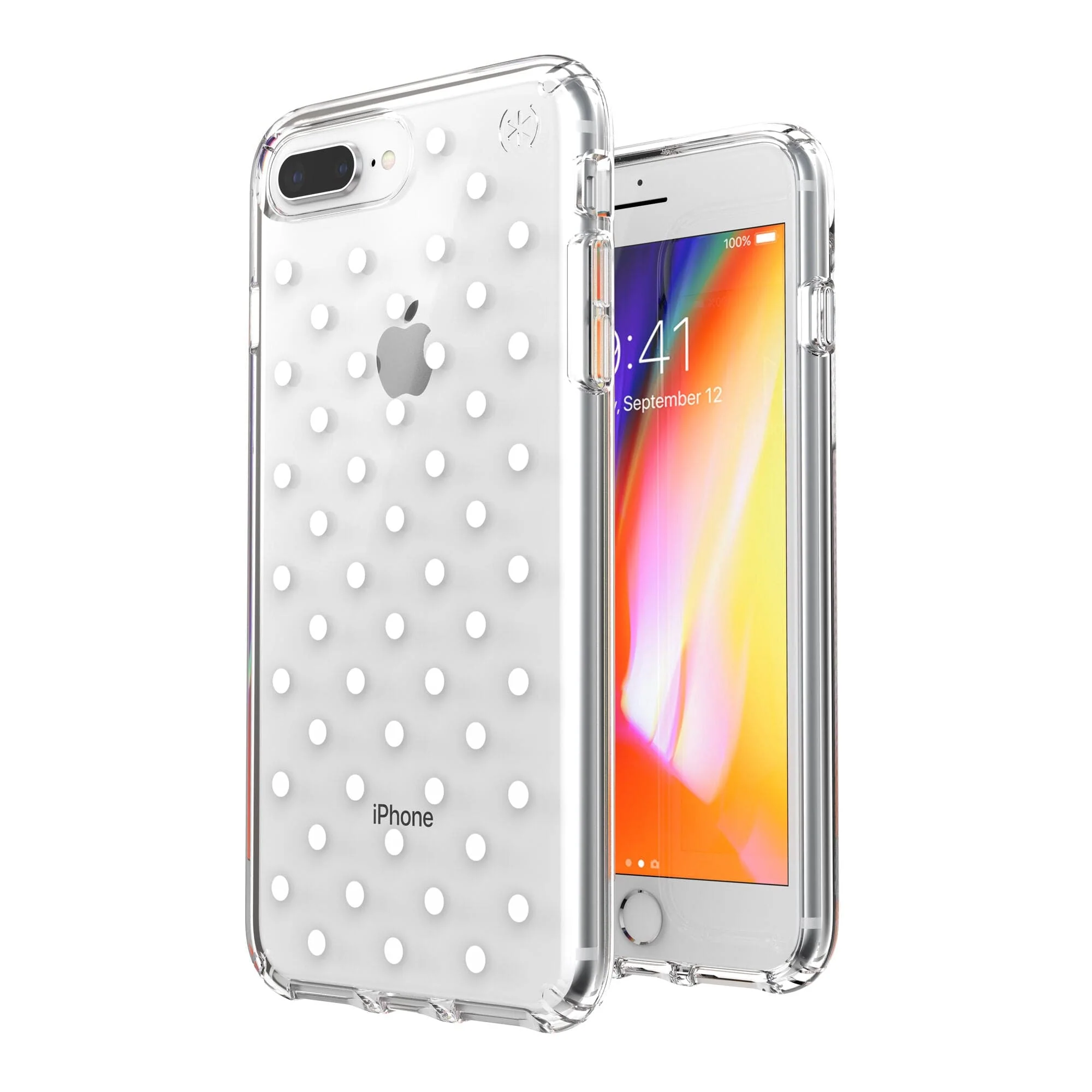 Presidio Clear + Print (Antimicrobial) iPhone 8/7/6s Plus Cases - Image 3
