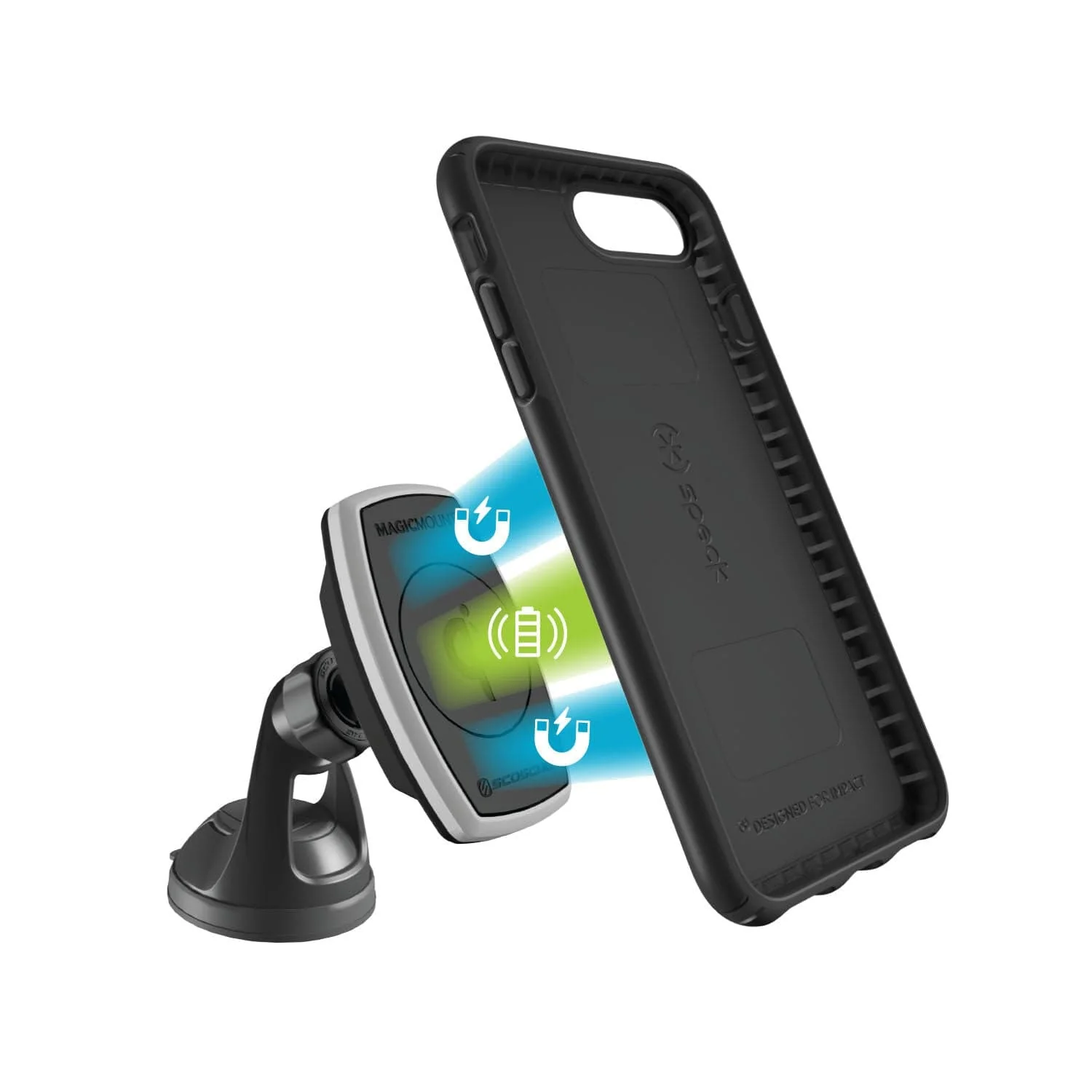 Presidio Mount + MagicMount Pro Charge for iPhone 8 Plus