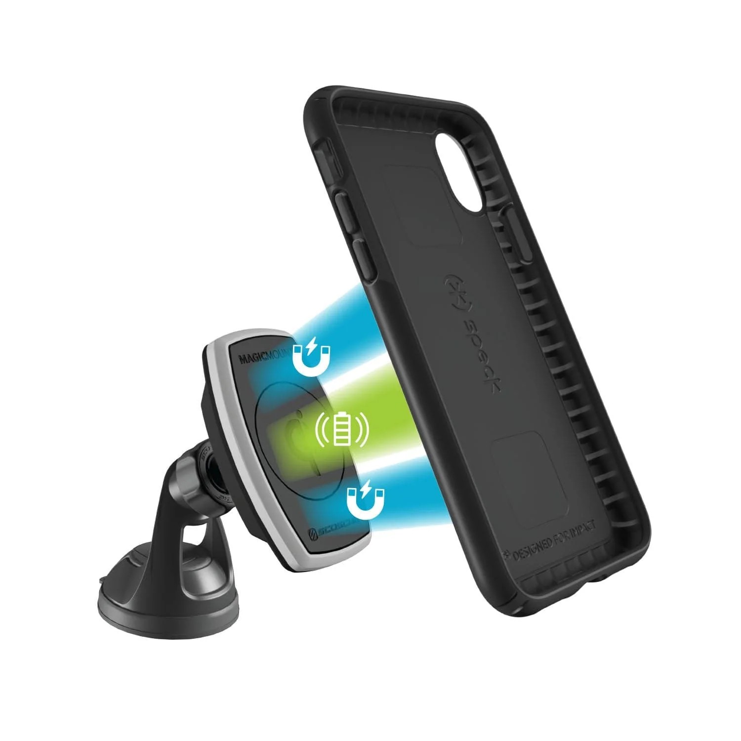 Presidio Mount + MagicMount Pro Charge for iPhone X