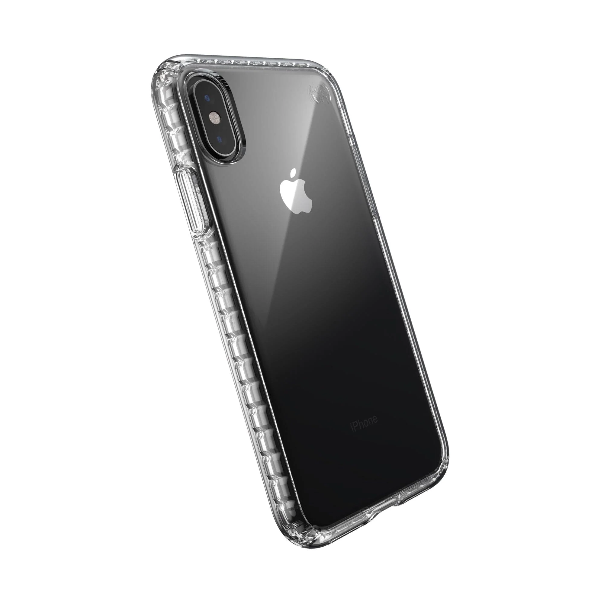 Presidio Perfect-Clear with Impact Geometry iPhone XS/X Cases - Clear/Clear