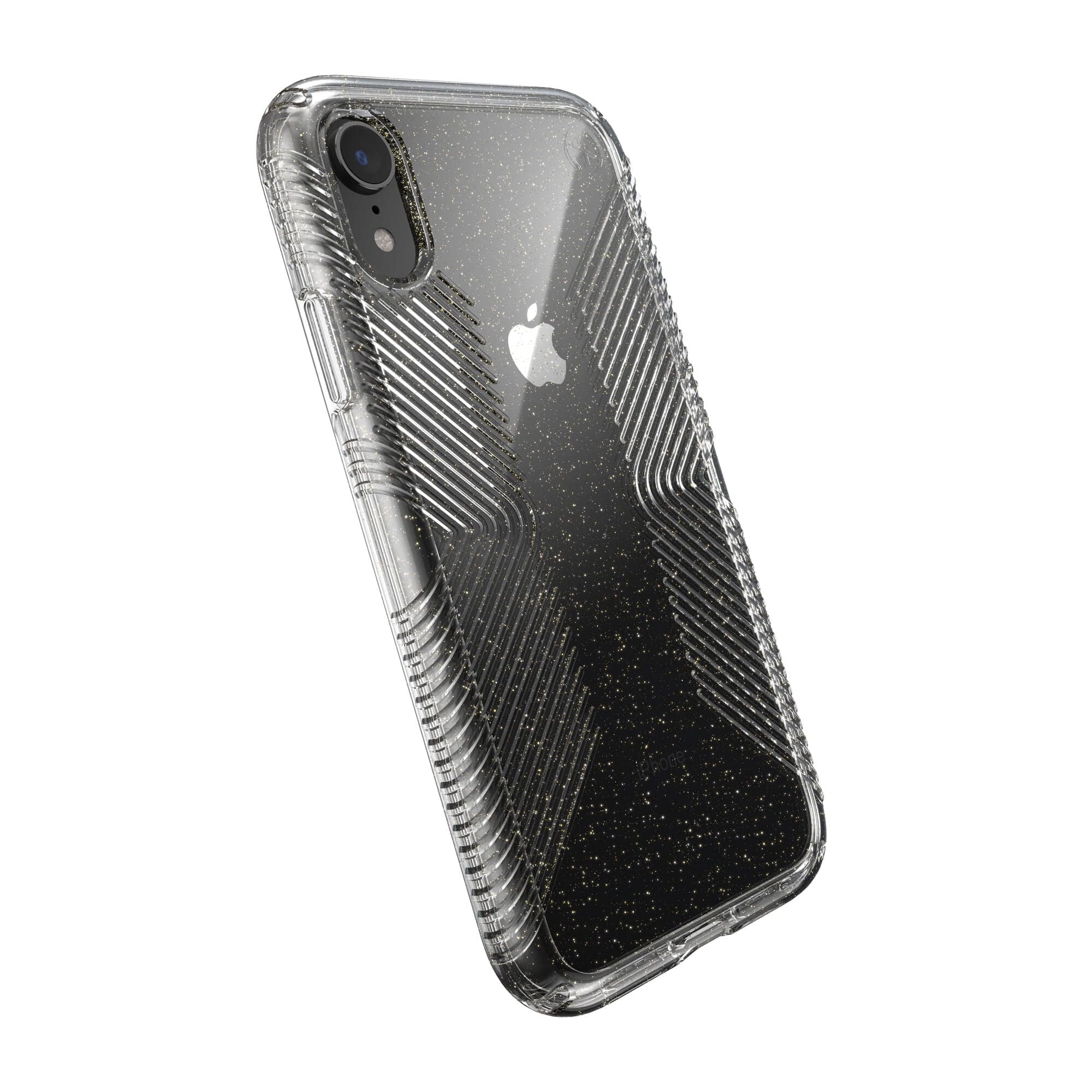 Presidio Perfect-Clear Glitter + Grips iPhone XR Cases