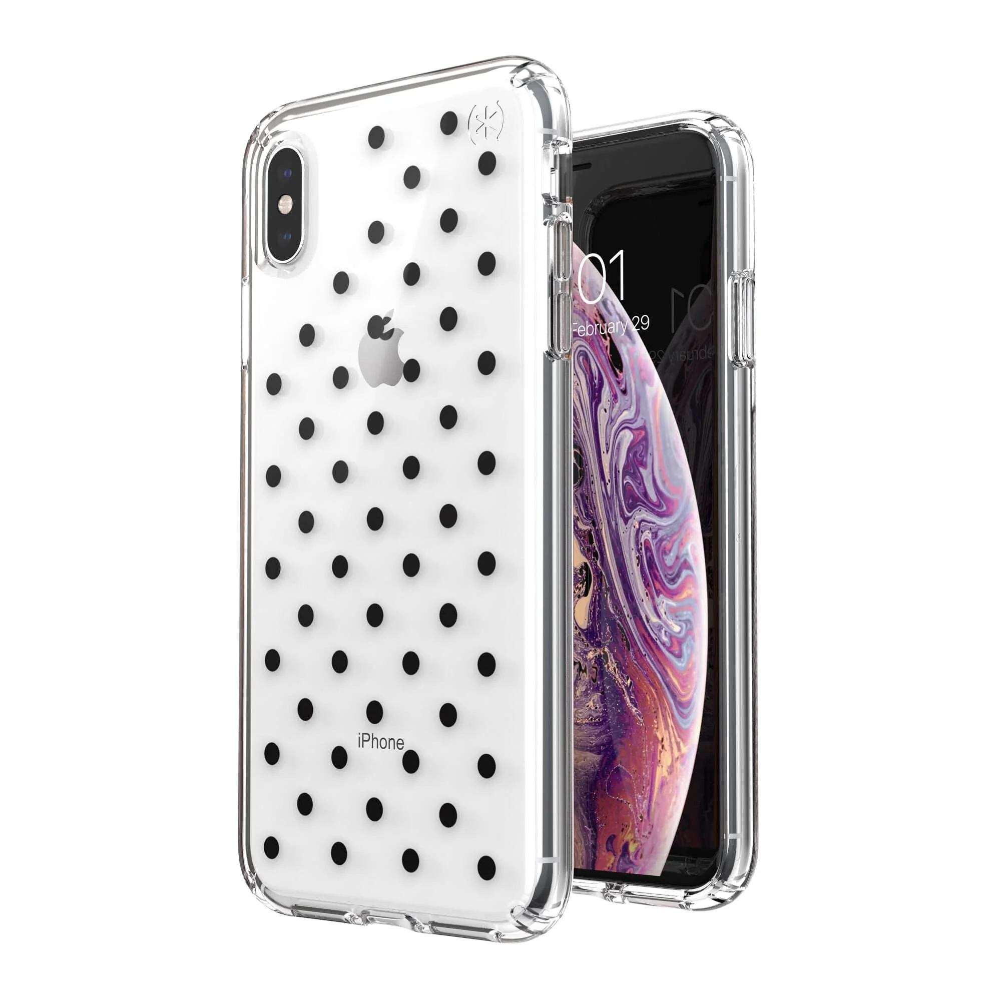 Presidio Clear + Print (Antimicrobial) iPhone XS Max Cases - Image 2