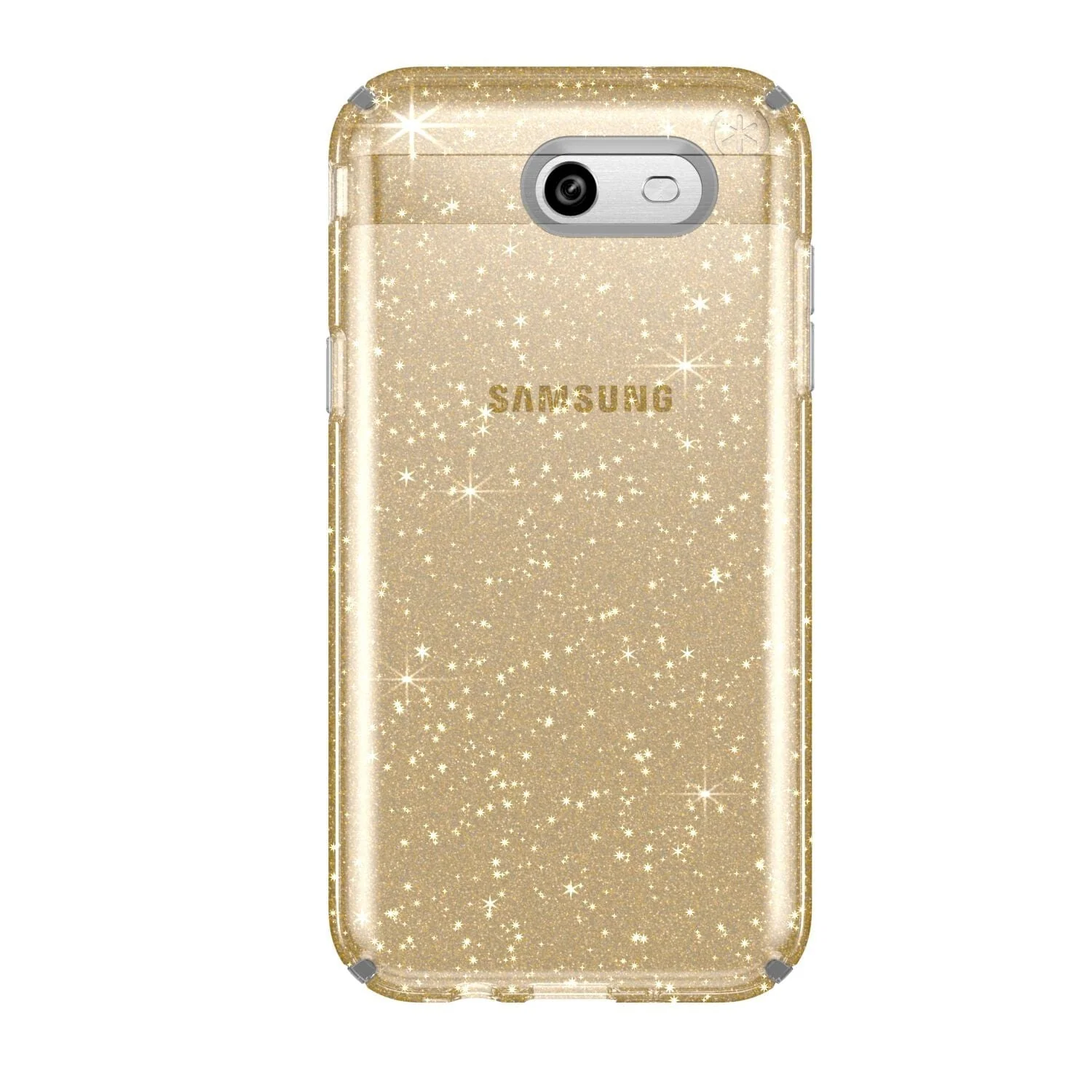 Presidio Clear + Glitter Samsung Galaxy J3 Emerge Cases - Image 2