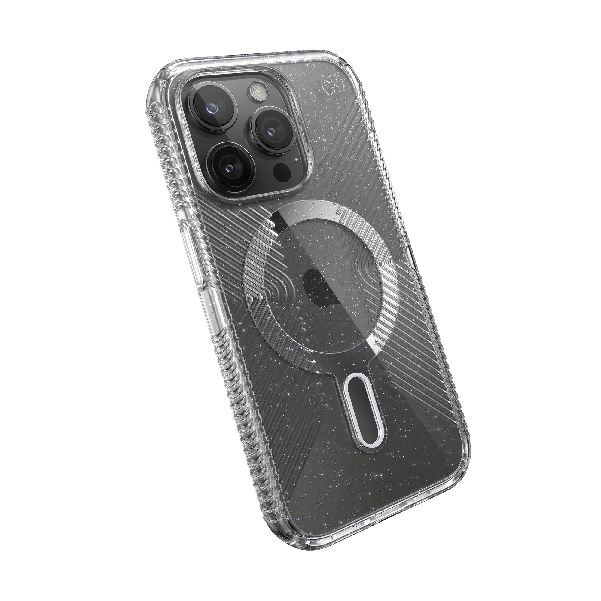 Presidio Lux Glitter Grip MagSafe with ClickLock iPhone 15 Pro Cases