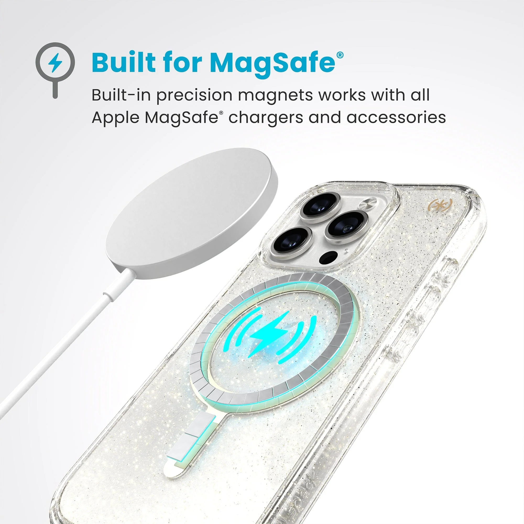 Presidio Lux Glitter MagSafe Apple iPhone 16 Pro Case - Image 2