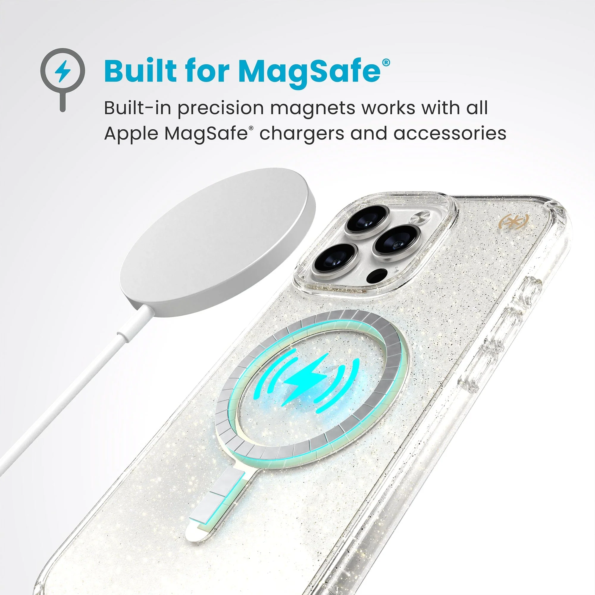 Presidio Lux Glitter MagSafe Apple iPhone 16 Pro Max Case - Image 2