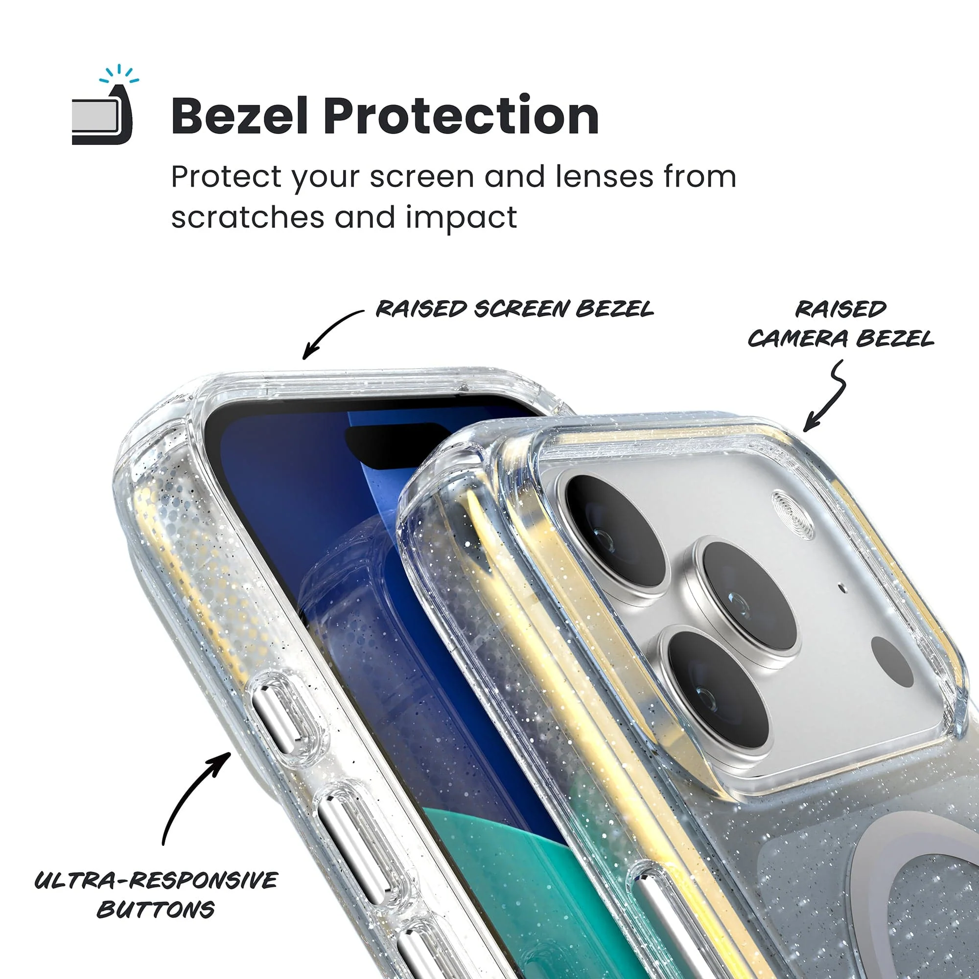 Presidio Lux Glitter MagSafe Apple iPhone 17 Pro Max Case - Image 14