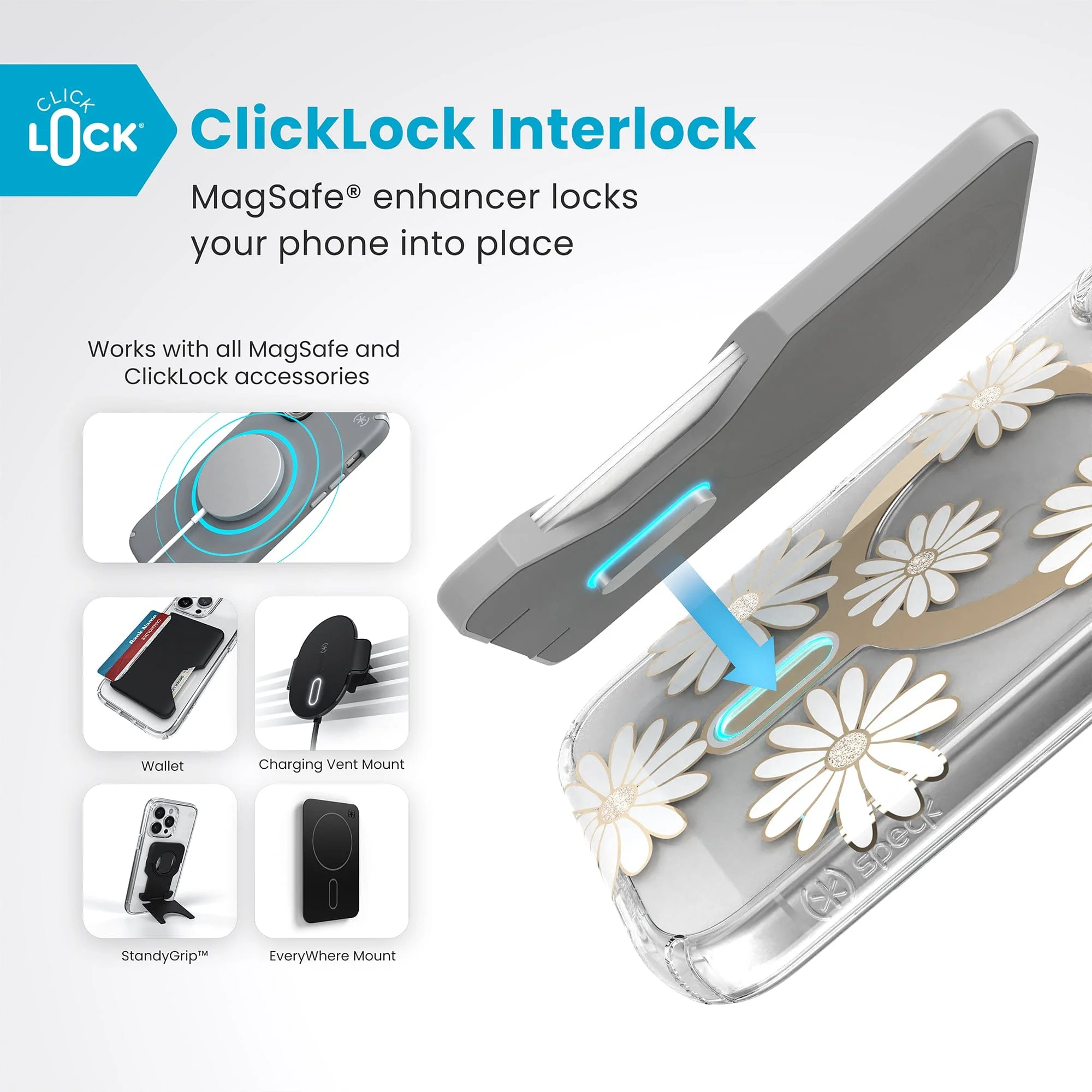 Presidio Lux MagSafe with ClickLock Apple iPhone 16 Case - Image 2