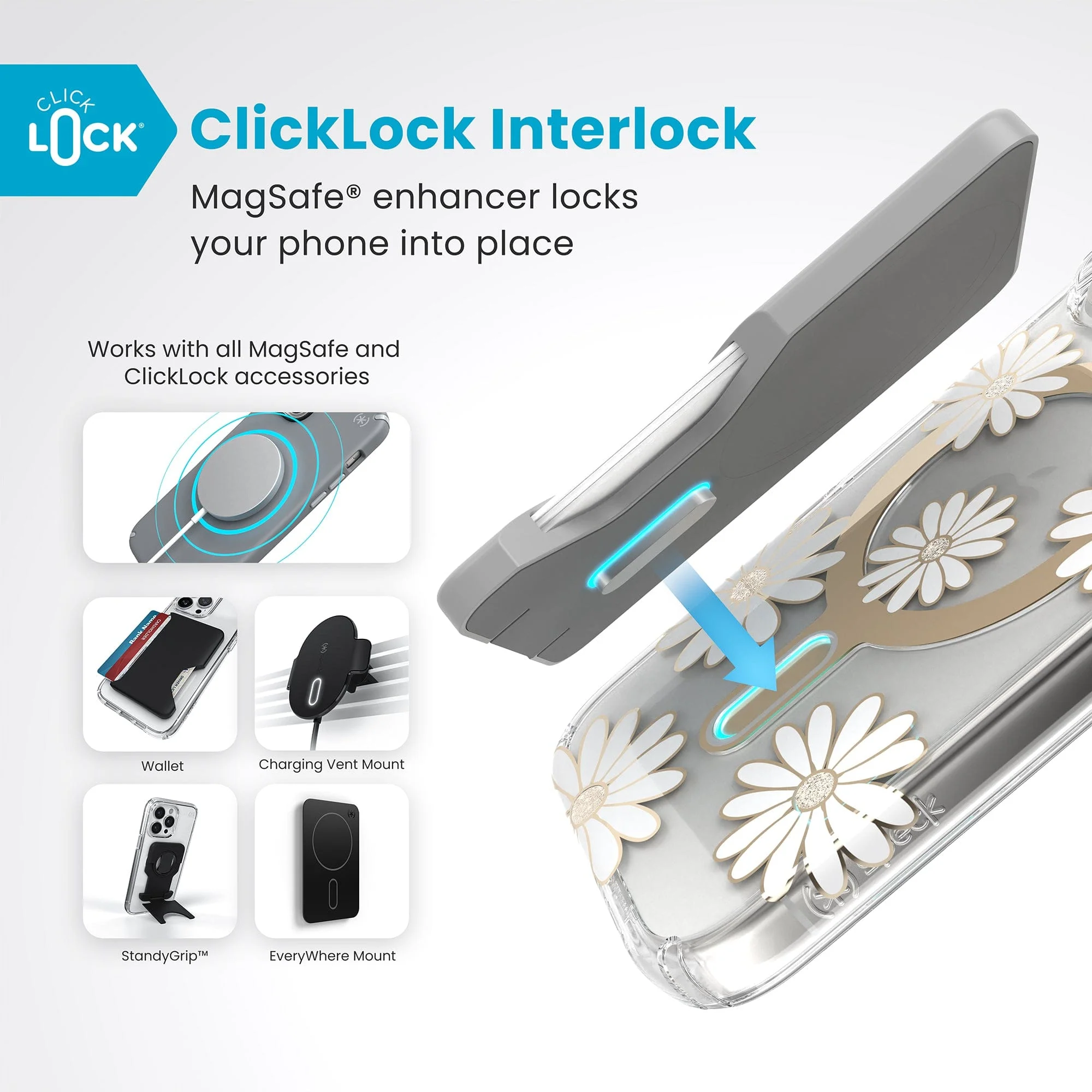Presidio Lux MagSafe with ClickLock Apple iPhone 16 Pro Case - Image 2