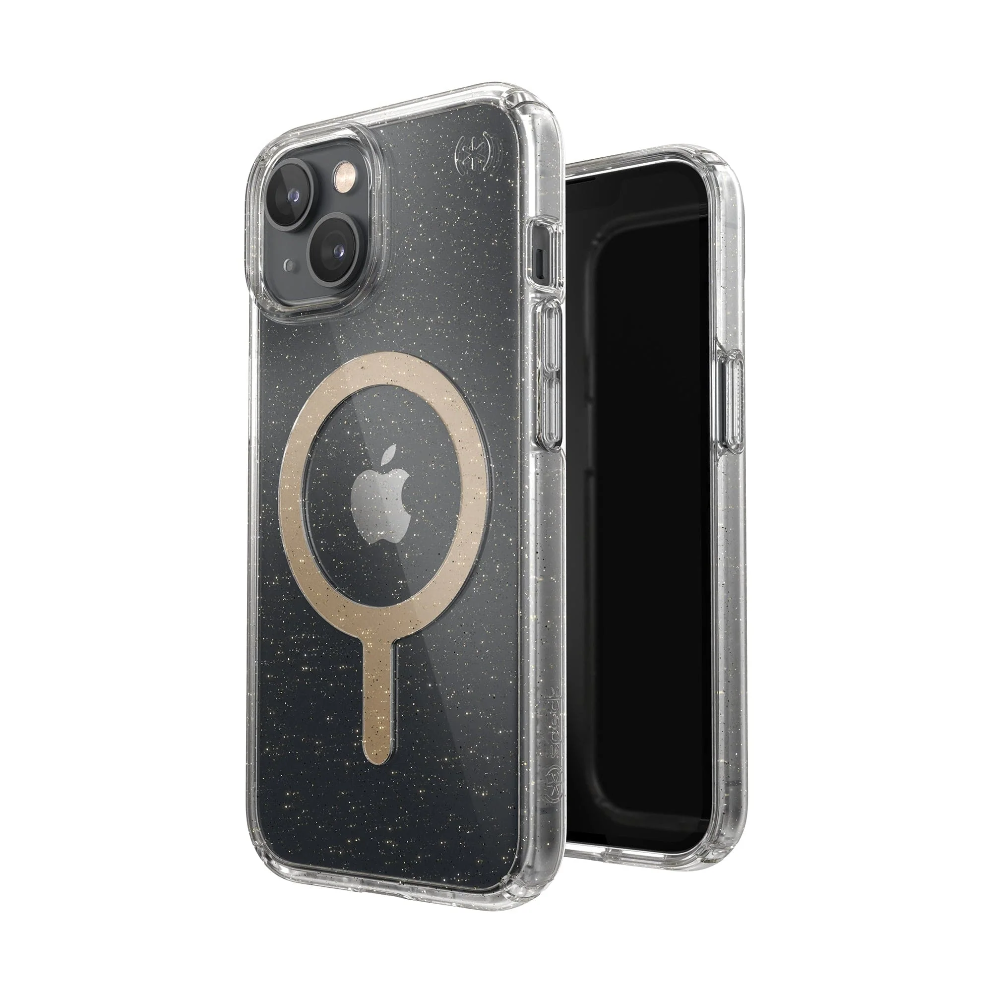 Presidio Perfect-Clear Glitter MagSafe Apple iPhone 14 Case - Image 8