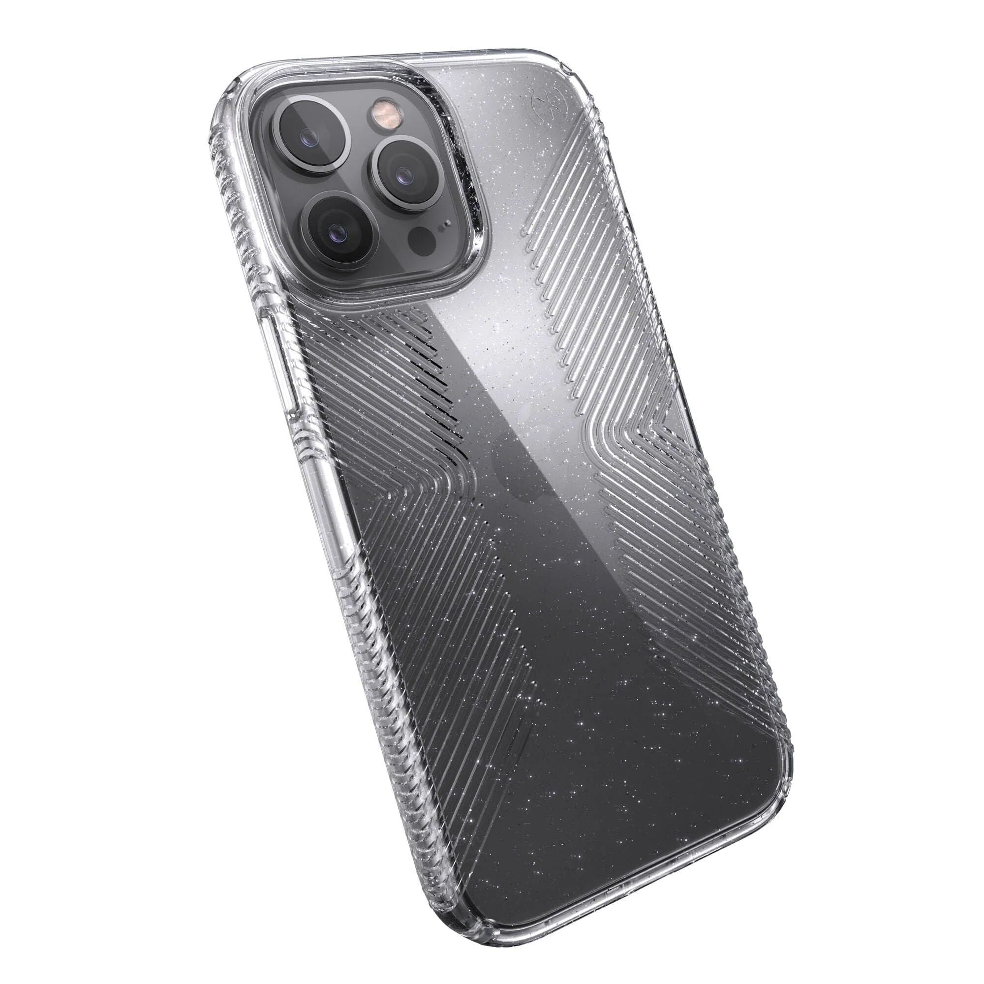 Presidio Perfect-Clear Glitter + Grips iPhone 13 Pro Max Cases