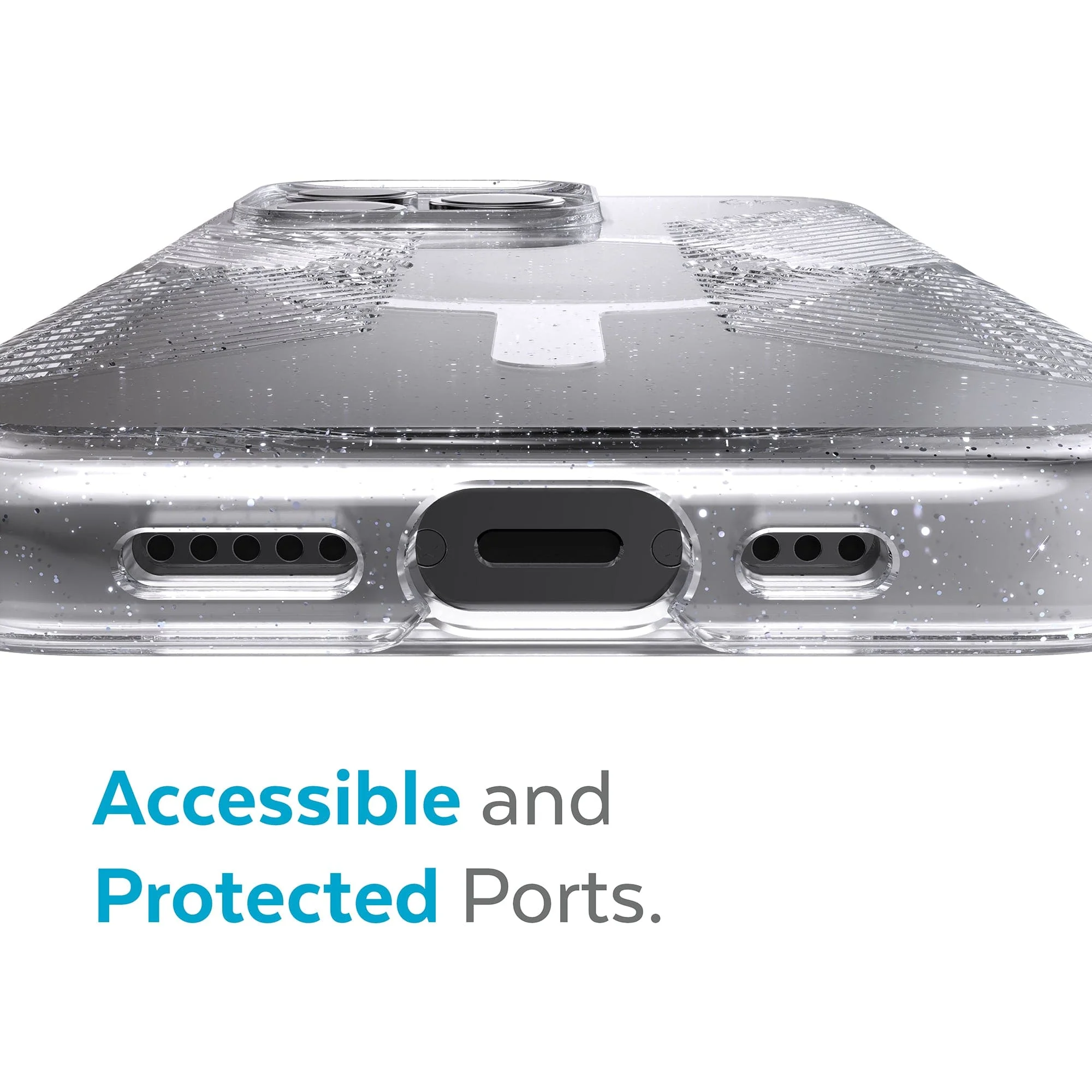 Presidio Perfect-Clear Glitter + Grips MagSafe iPhone 13 Pro Max Cases - Image 7