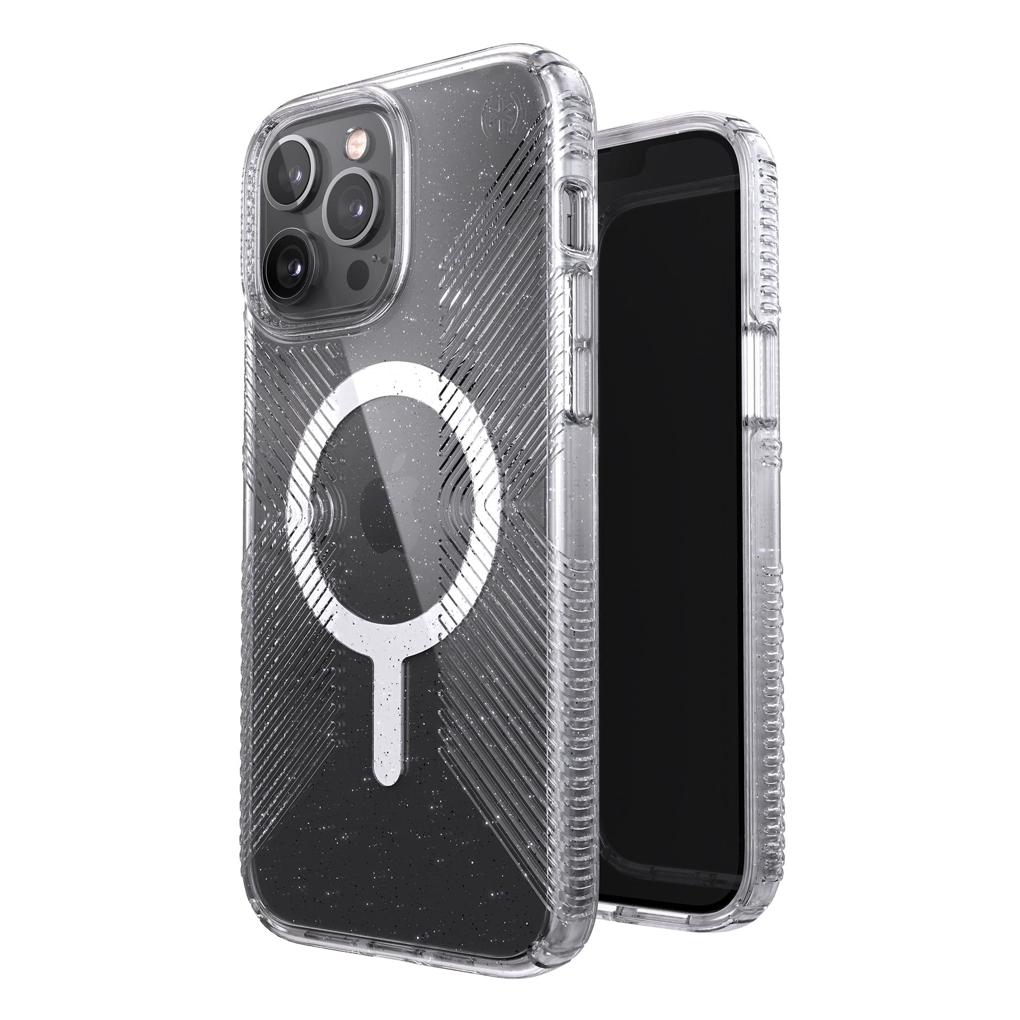 Presidio Perfect-Clear Glitter + Grips MagSafe iPhone 13 Pro Max Cases - Image 9
