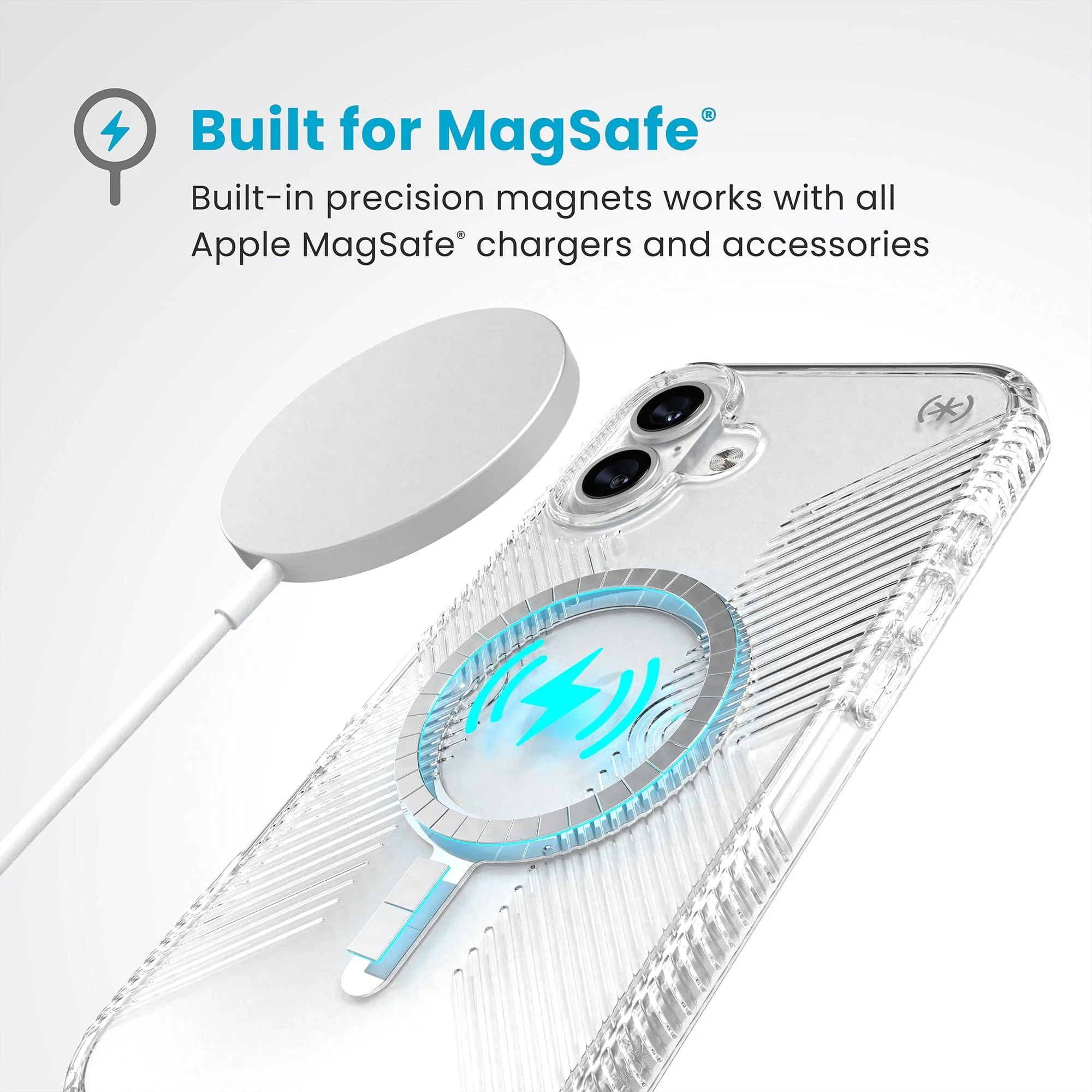 Presidio Perfect-Clear Grip MagSafe Apple iPhone 16 Plus Case - Image 2
