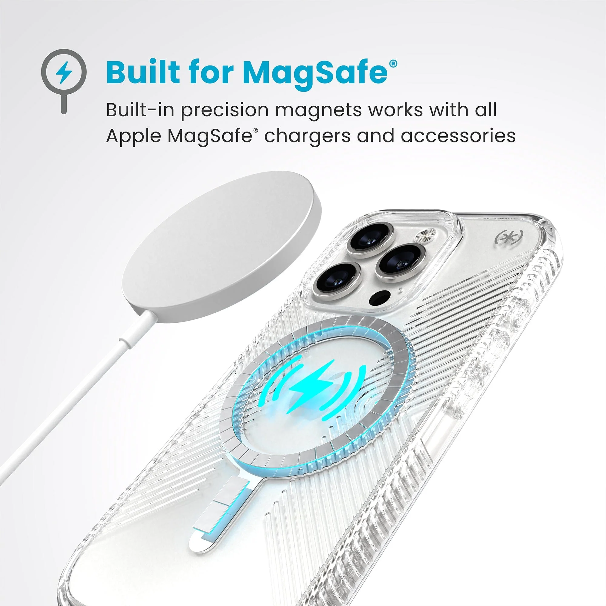 Presidio Perfect-Clear Grip MagSafe Apple iPhone 16 Pro Case - Image 2
