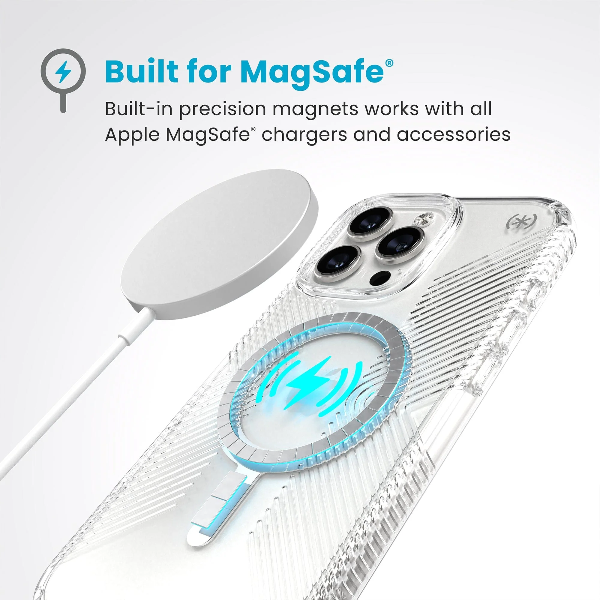 Presidio Perfect-Clear Grip MagSafe Apple iPhone 16 Pro Max Case - Image 2