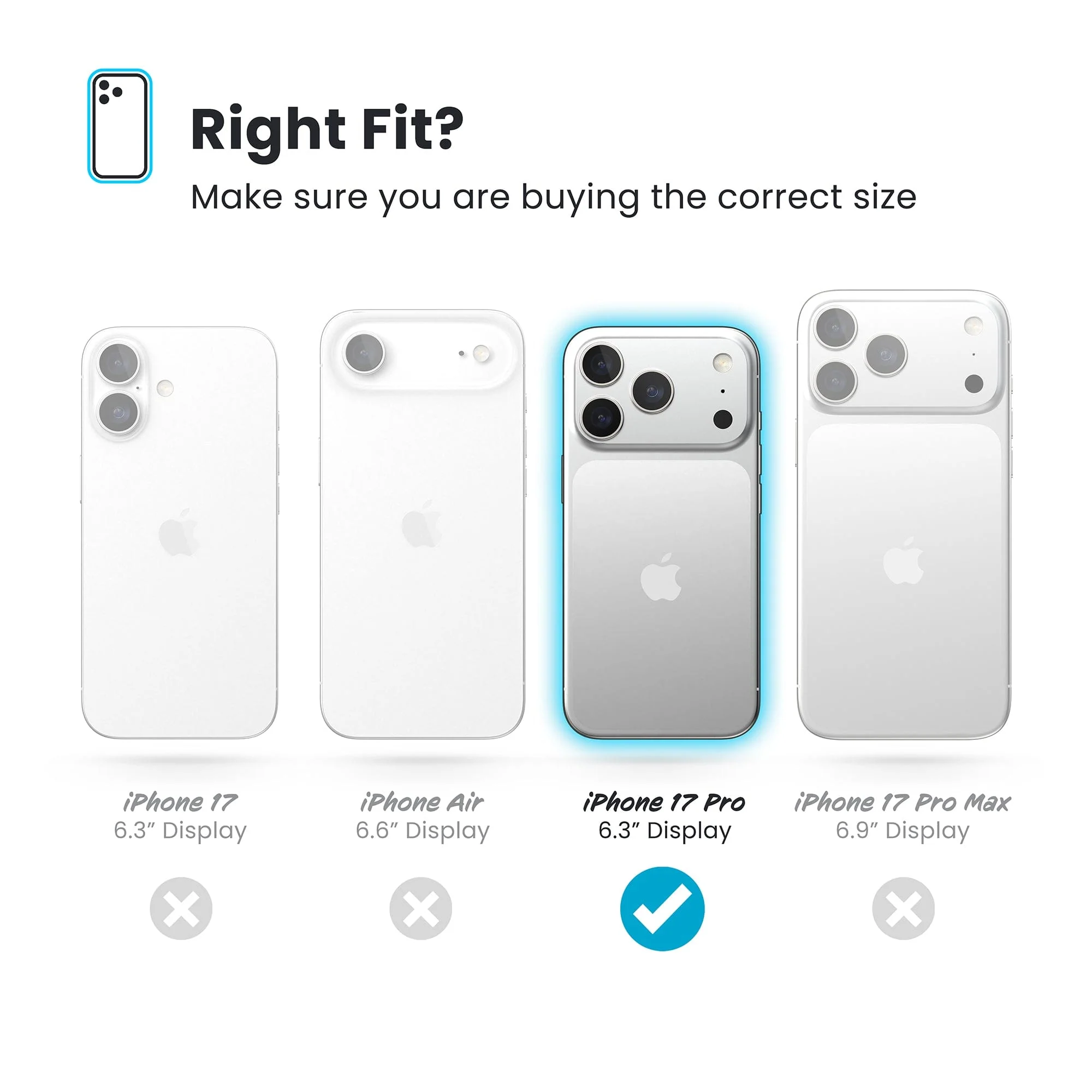 Presidio Perfect-Clear Grip MagSafe Apple iPhone 17 Pro Case - Image 6