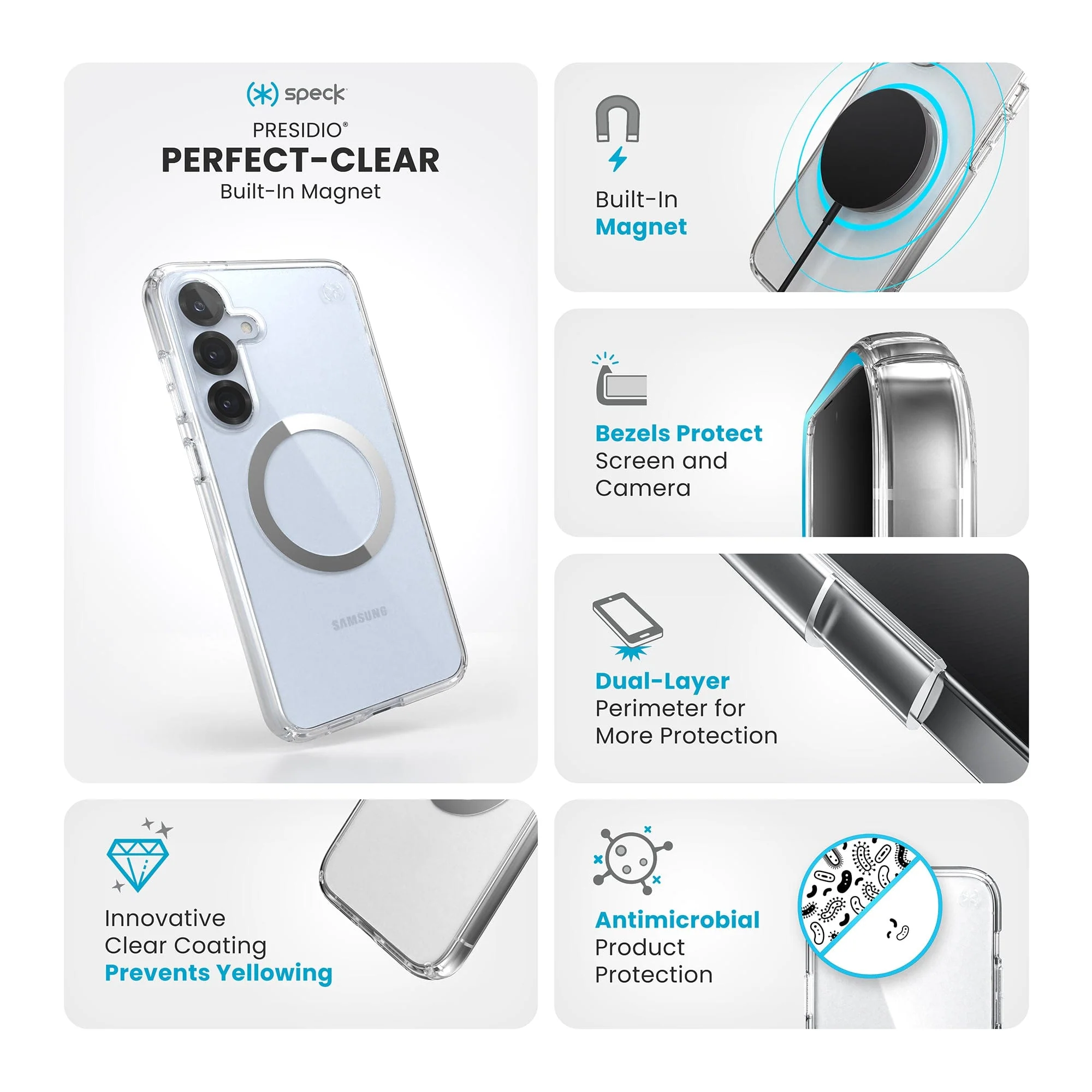 Presidio Perfect-Clear Magnet Samsung Galaxy S25+ Cases - Image 10