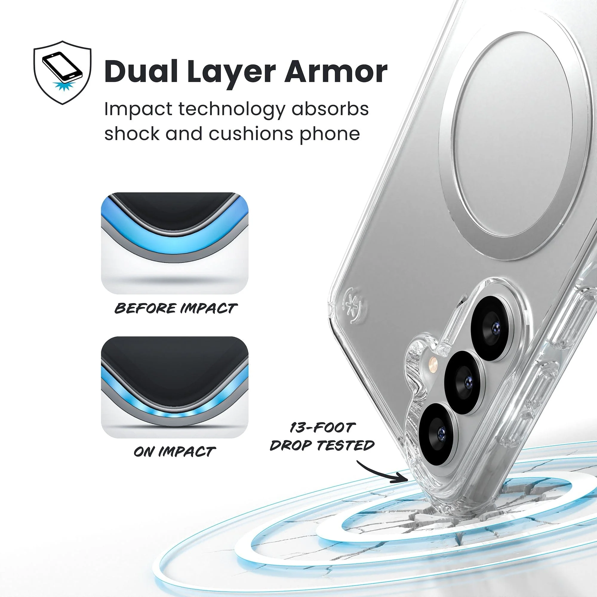 Presidio Perfect-Clear Magnet Samsung Galaxy S26+ Case - Image 3
