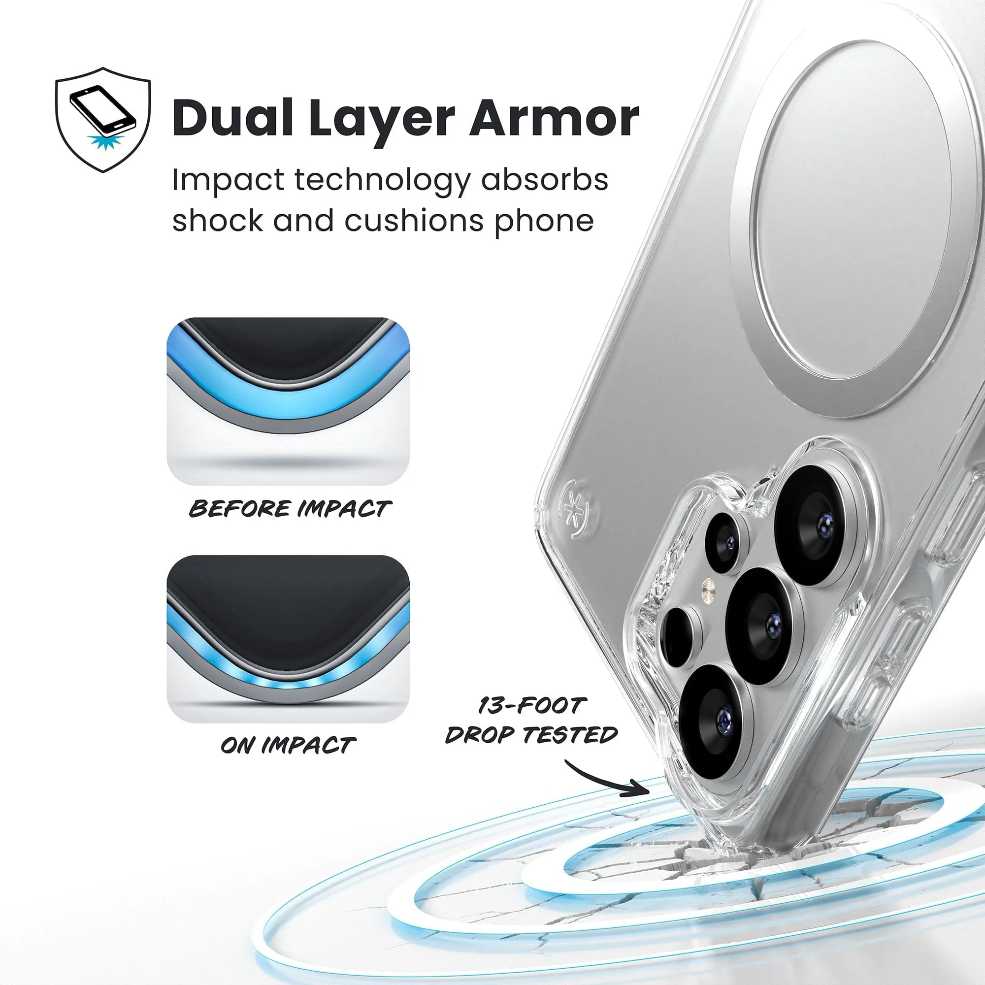 Presidio Perfect-Clear Magnet Samsung Galaxy S26 Ultra Case - Image 3
