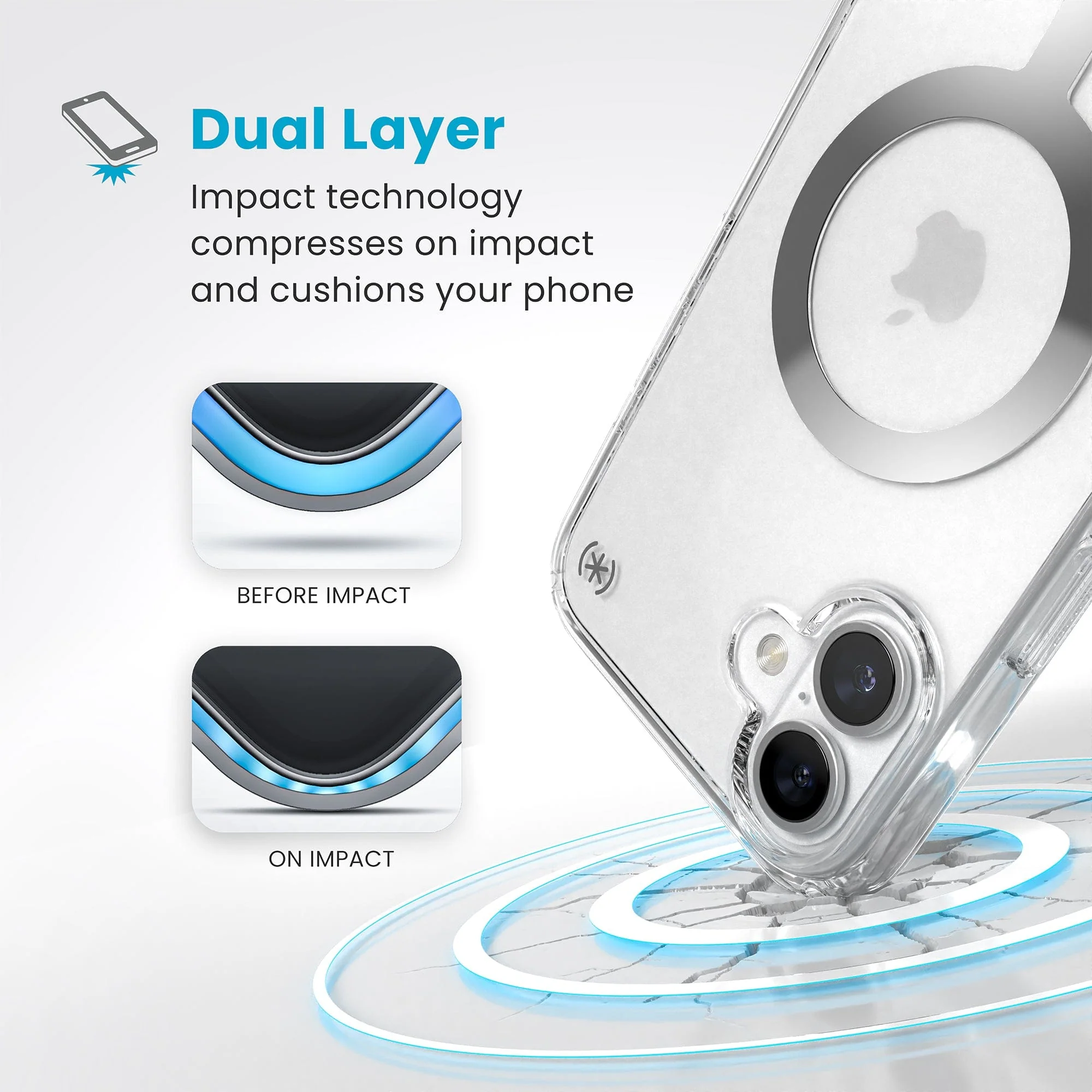 Presidio Perfect-Clear MagSafe Apple iPhone 16 Plus Case - Image 3