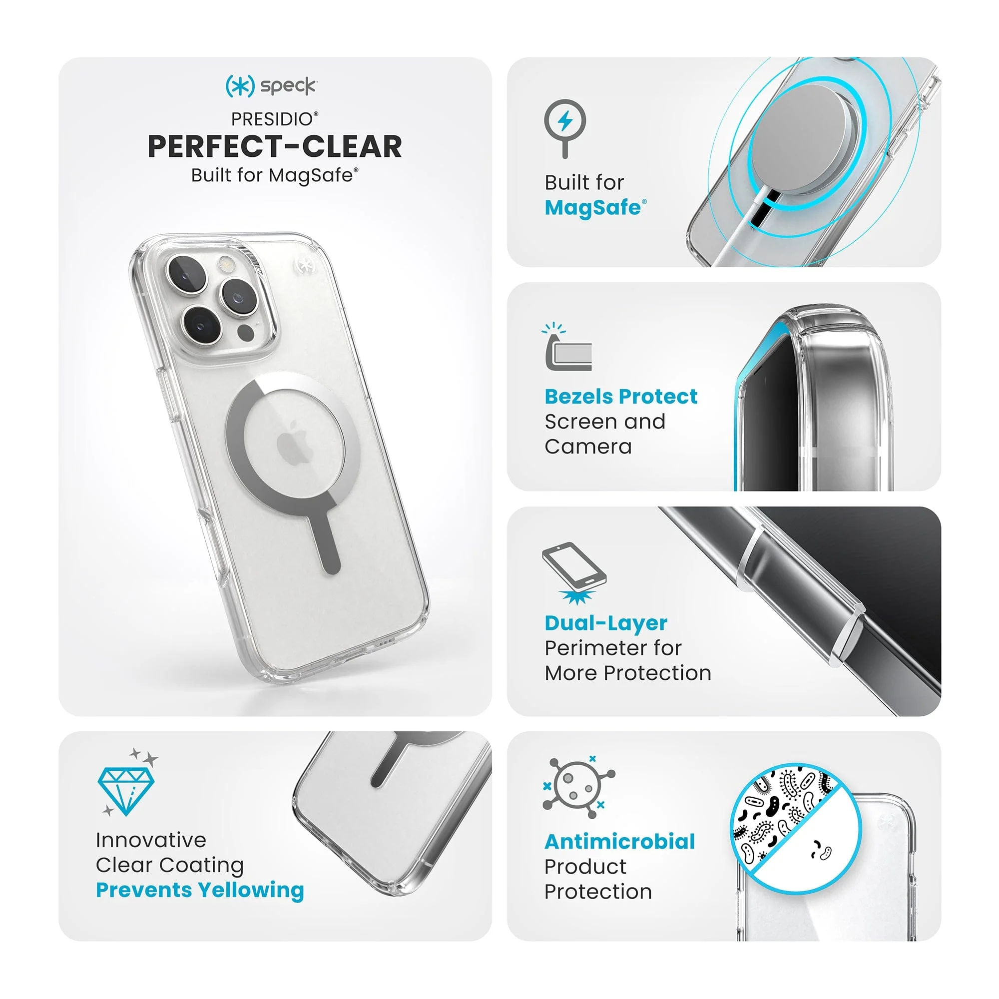 Presidio Perfect-Clear MagSafe Apple iPhone 16 Pro Max Case - Image 10