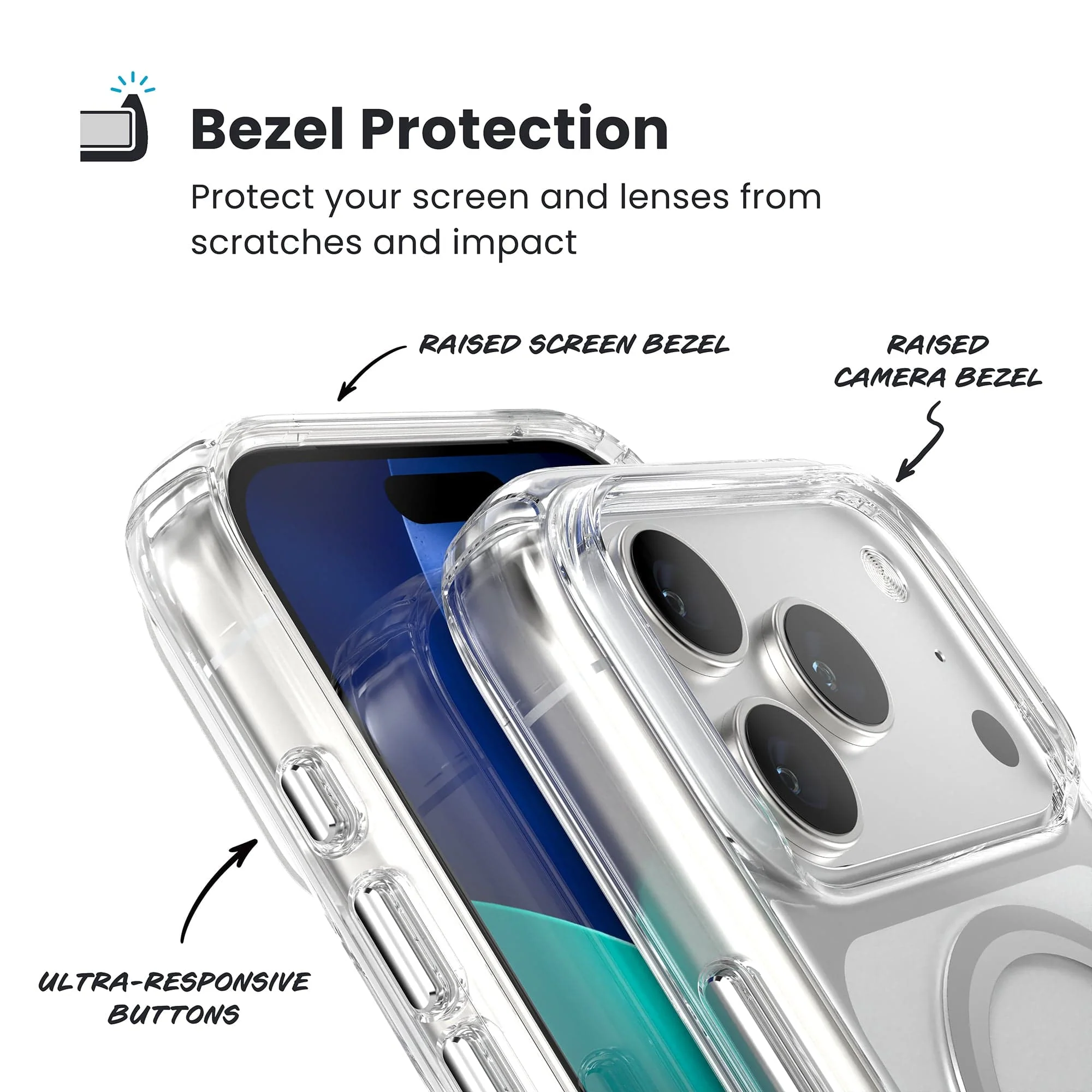 Presidio Perfect-Clear MagSafe Apple iPhone 17 Pro Case - Image 5