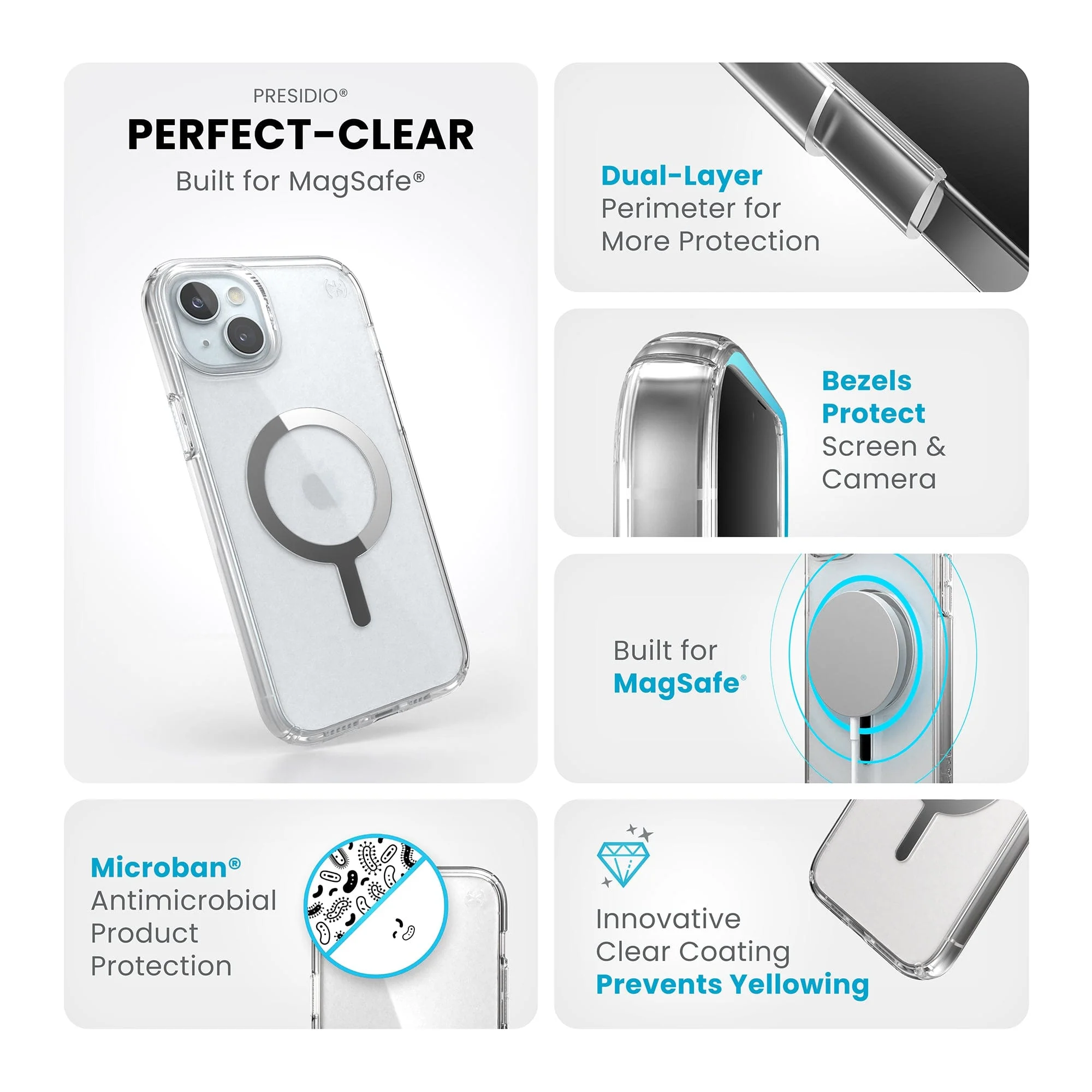Presidio Perfect-Clear MagSafe iPhone 15 Plus Cases - Image 9