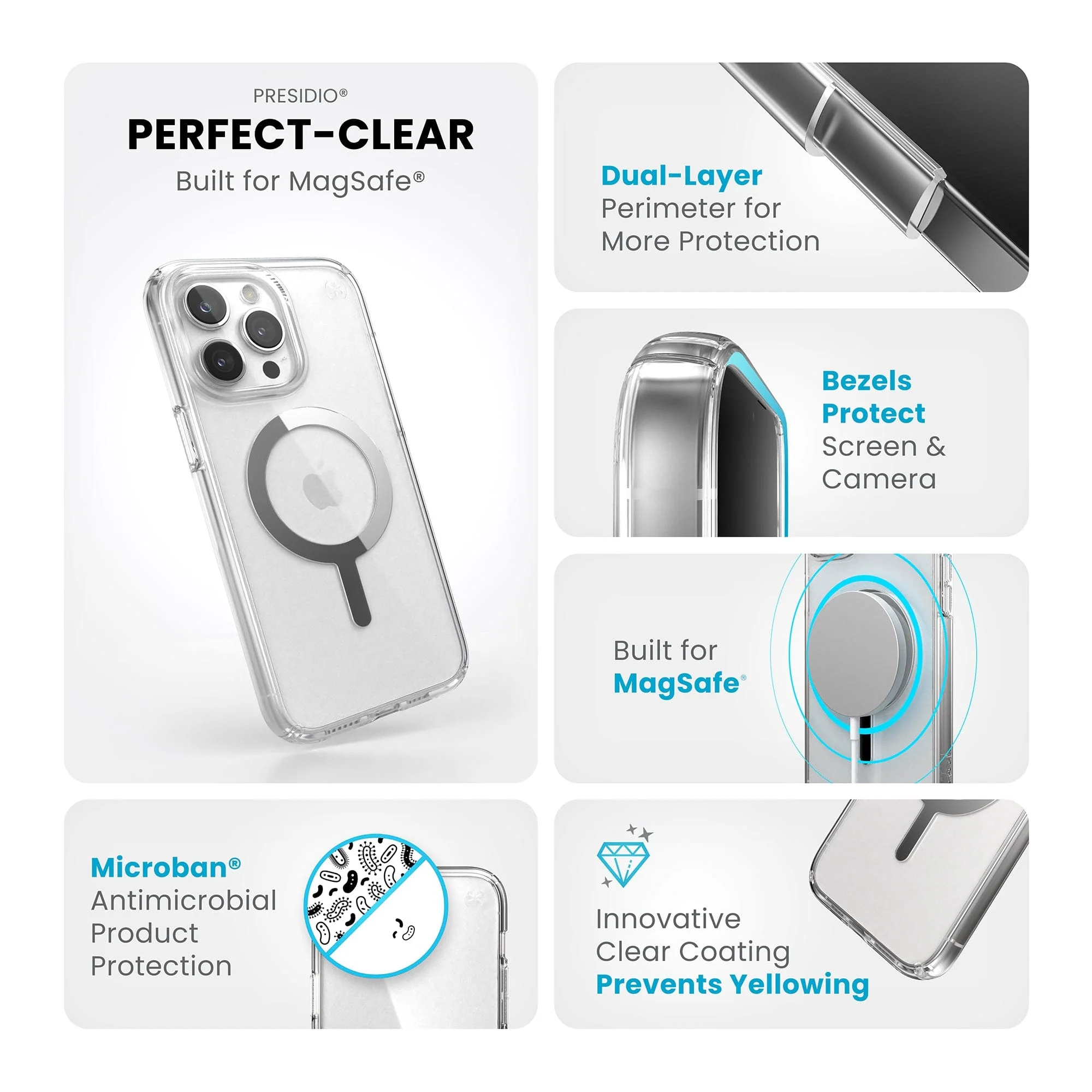 Presidio Perfect-Clear MagSafe iPhone 15 Pro Max Cases - Image 9