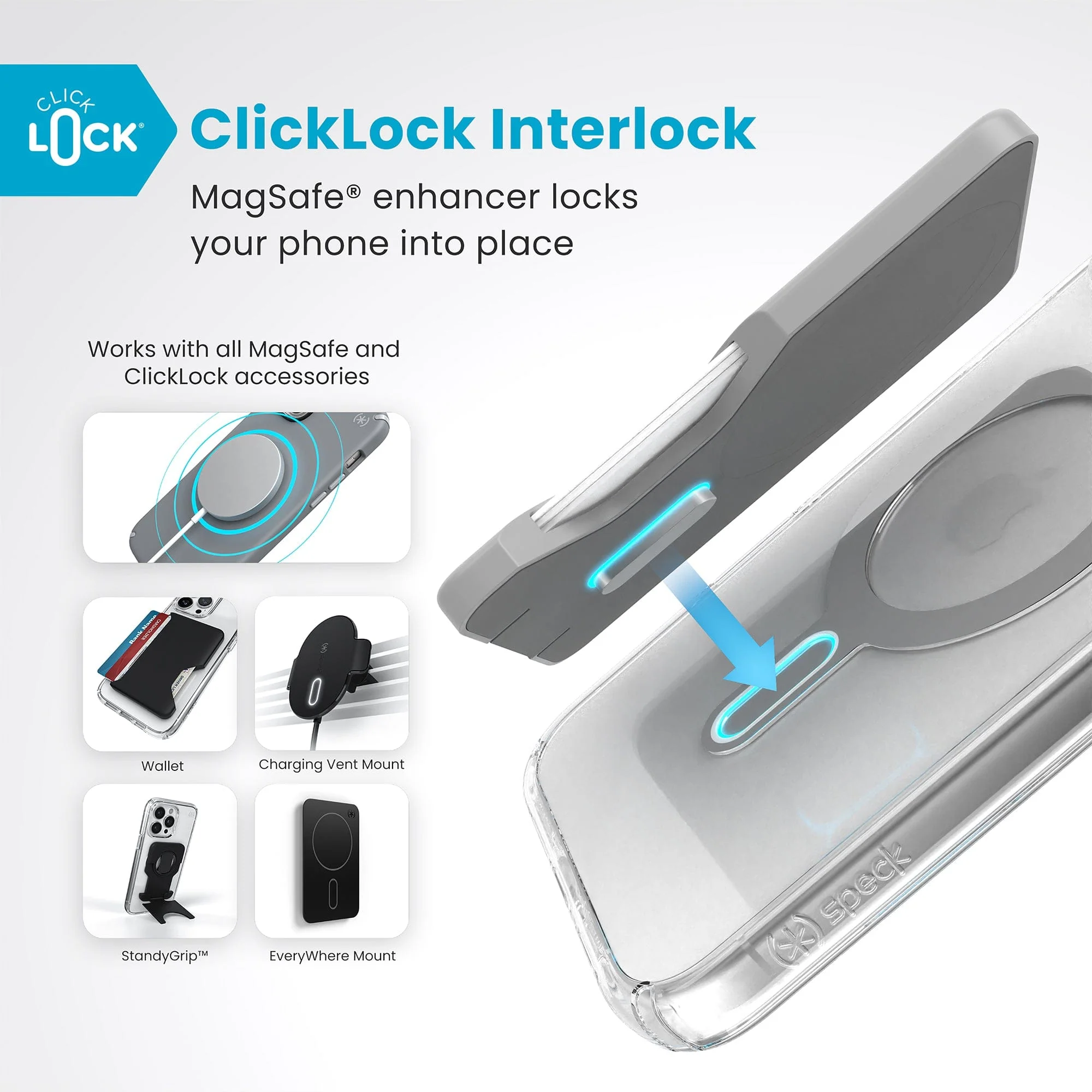 Presidio Perfect-Clear MagSafe with ClickLock Apple iPhone 16 Plus Case - Image 2