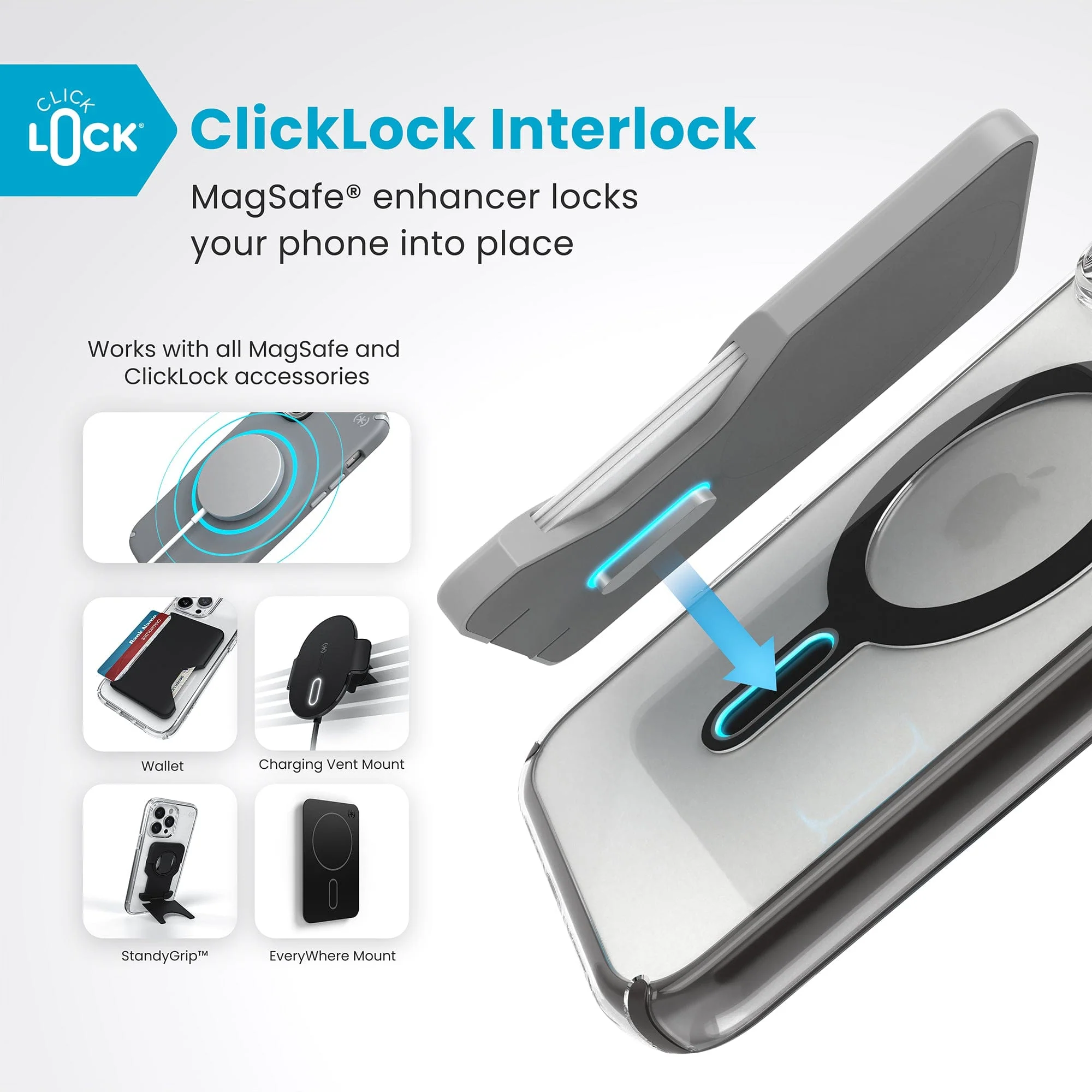 Presidio Perfect-Clear MagSafe with ClickLock Apple iPhone 16 Pro Max Case - Image 12