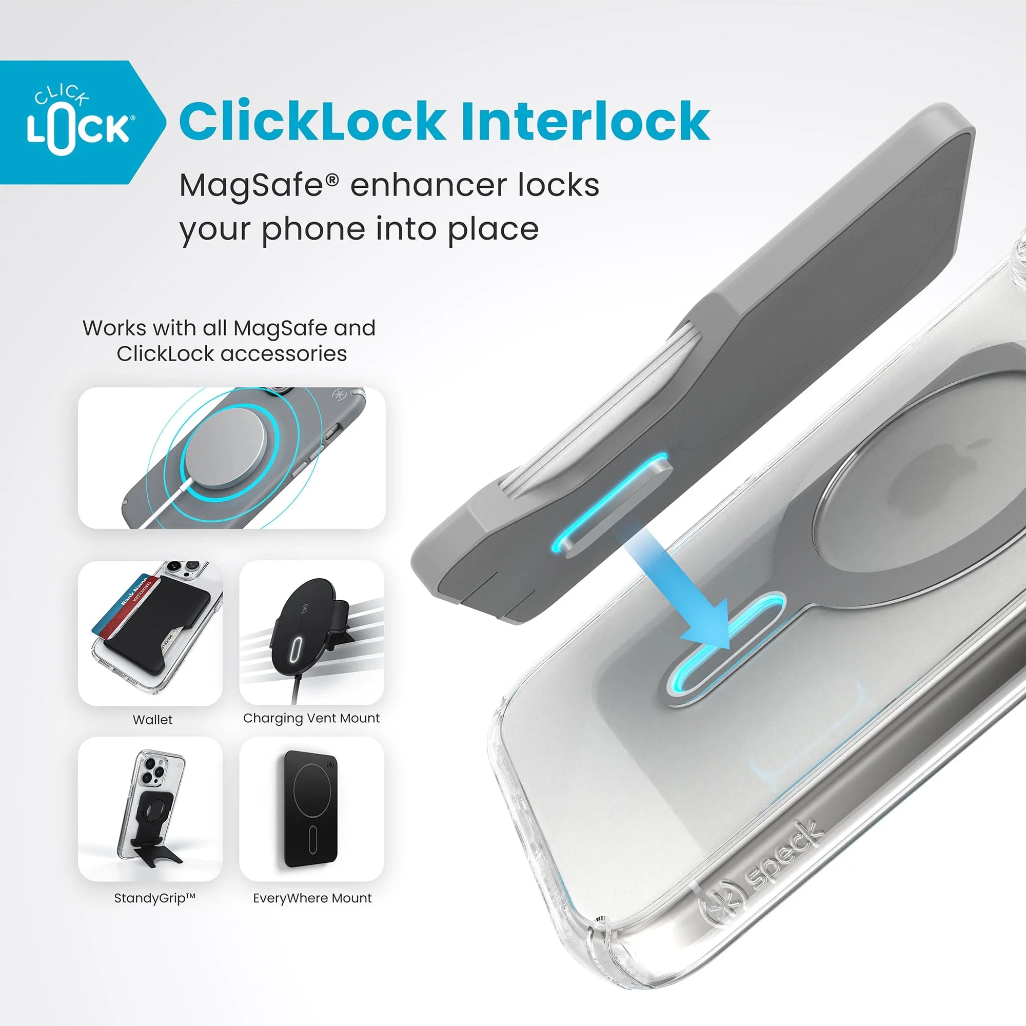 Presidio Perfect-Clear MagSafe with ClickLock Apple iPhone 16 Pro Max Case - Image 2