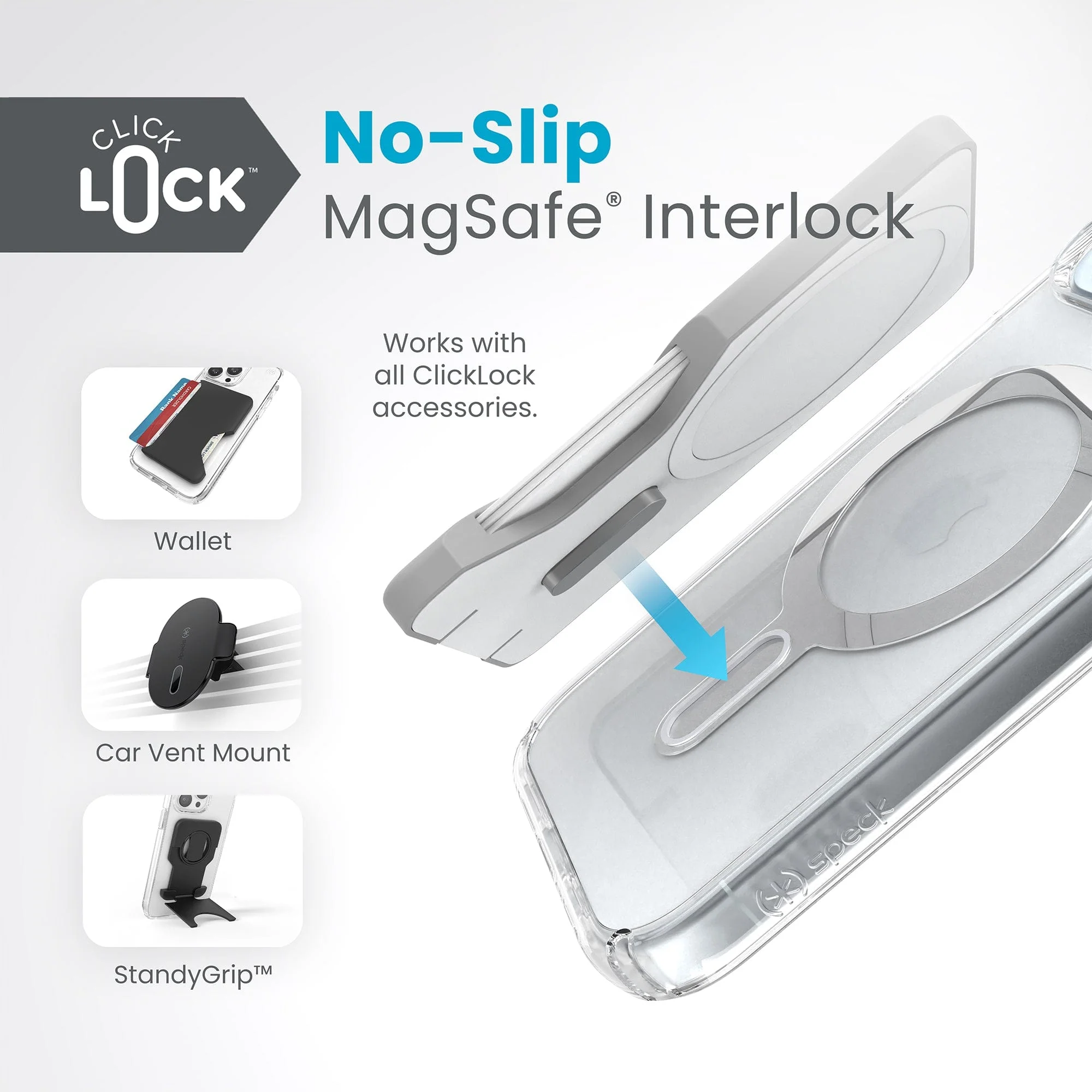 Presidio Perfect-Clear MagSafe with ClickLock Apple iPhone 15 Case - Image 2