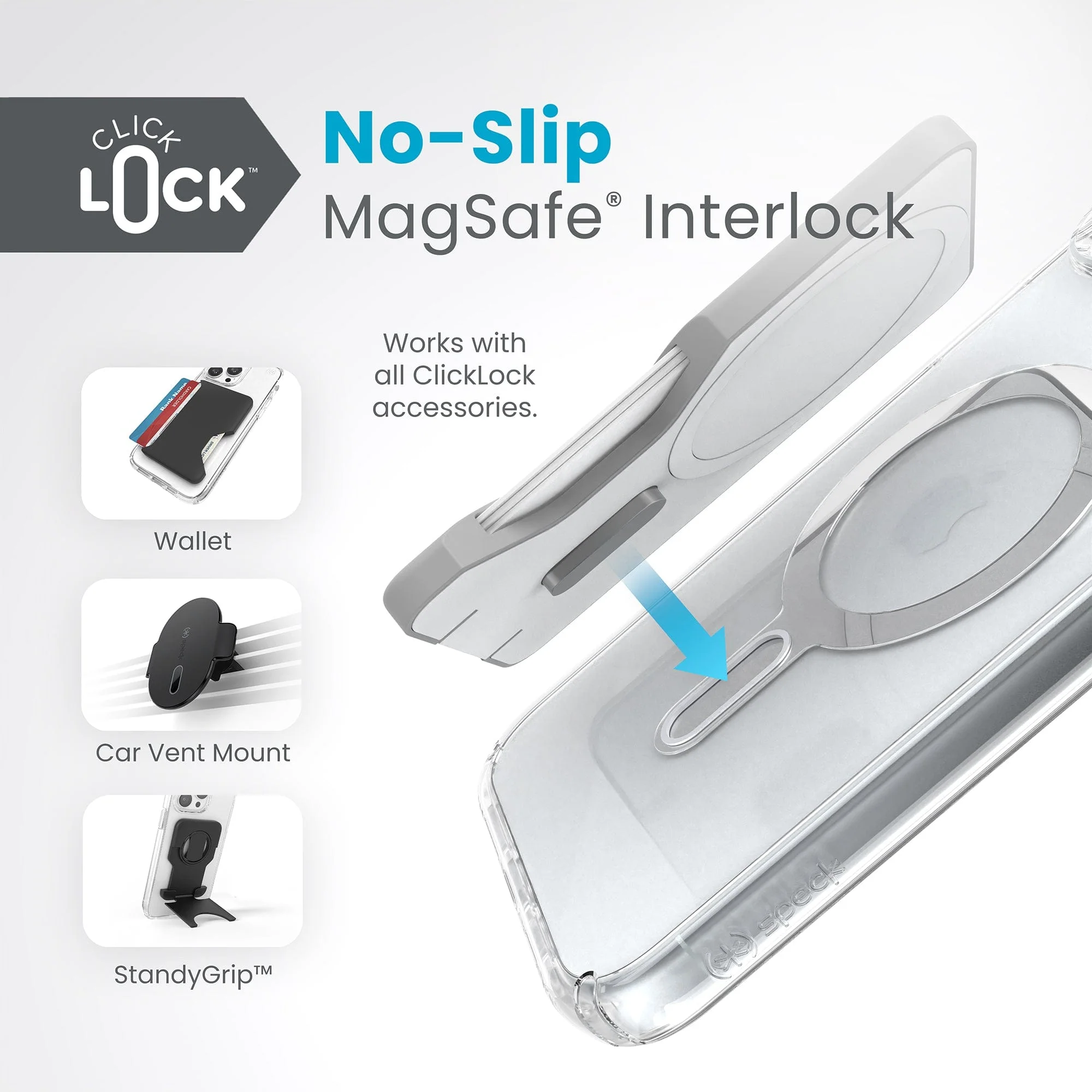 Presidio Perfect-Clear MagSafe with ClickLock iPhone 15 Plus Cases - Image 2
