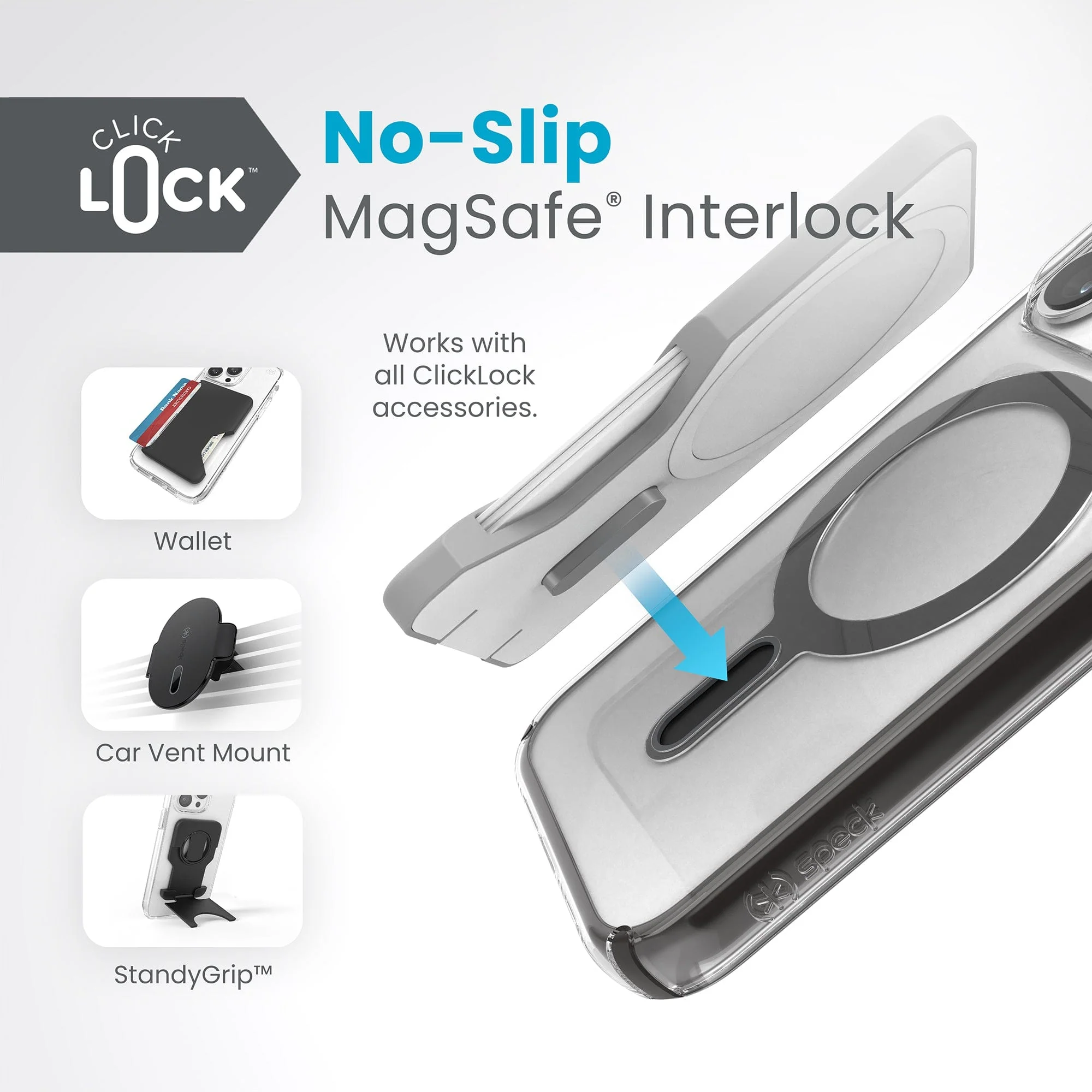 Presidio Perfect-Clear MagSafe with ClickLock iPhone 15 Pro Cases - Image 11