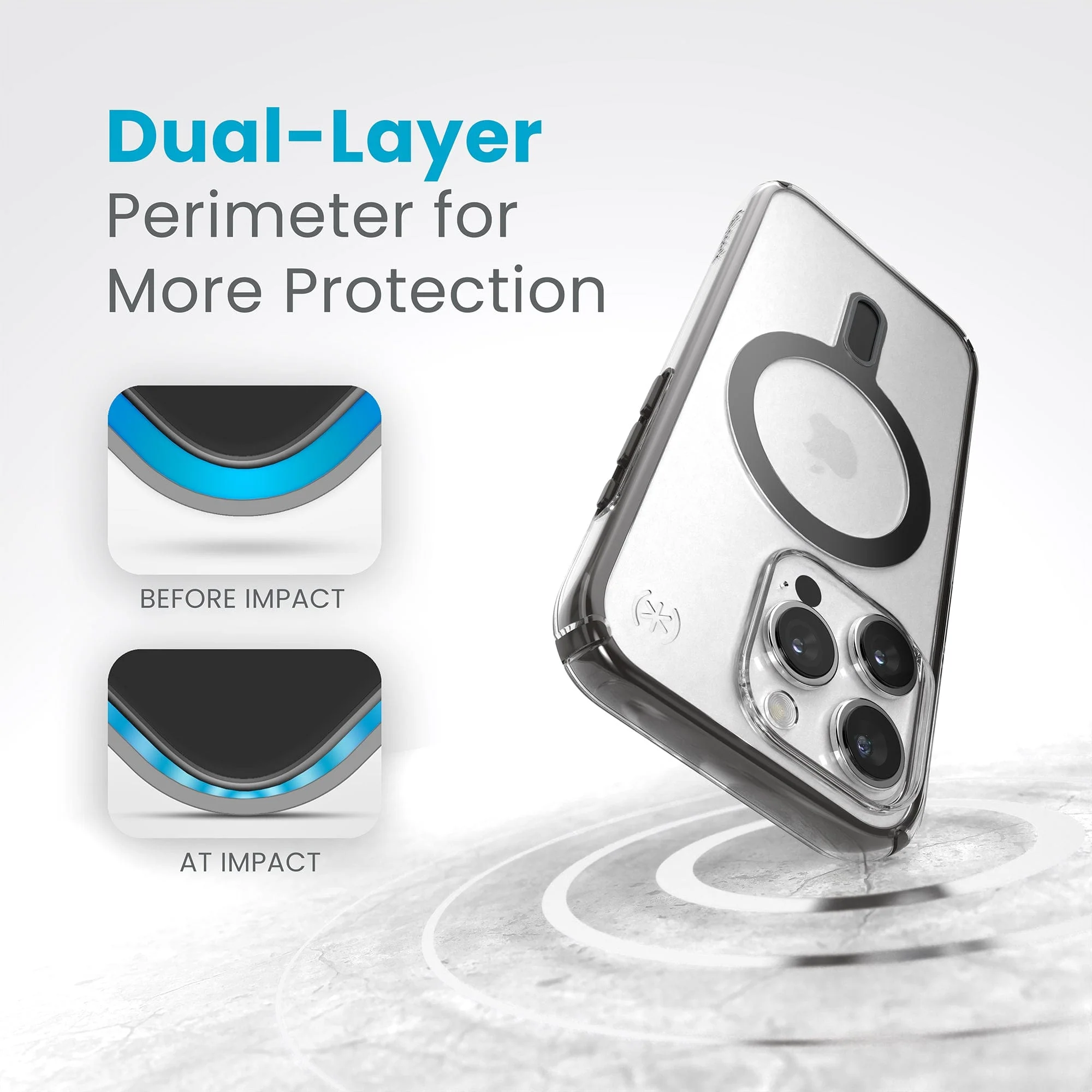 Presidio Perfect-Clear MagSafe with ClickLock iPhone 15 Pro Cases - Image 12