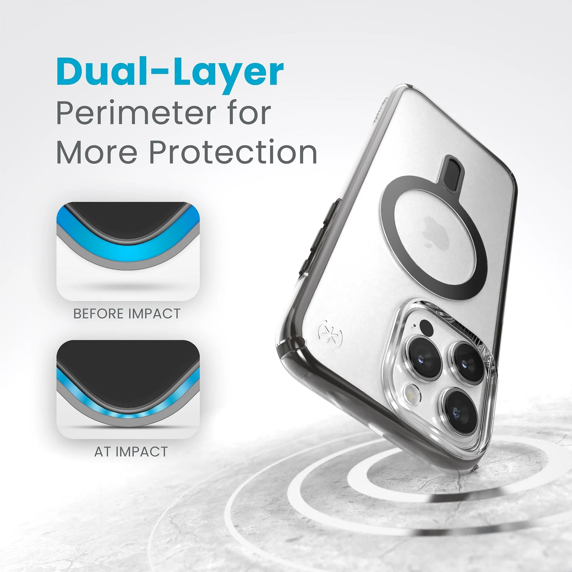 Presidio Perfect-Clear MagSafe with ClickLock iPhone 15 Pro Max Cases - Image 12