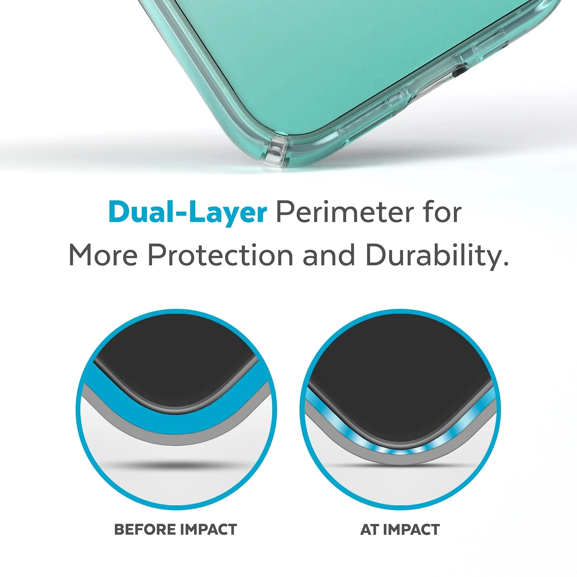 Presidio Perfect-Clear Ombre Apple iPhone 14 Case - Image 3