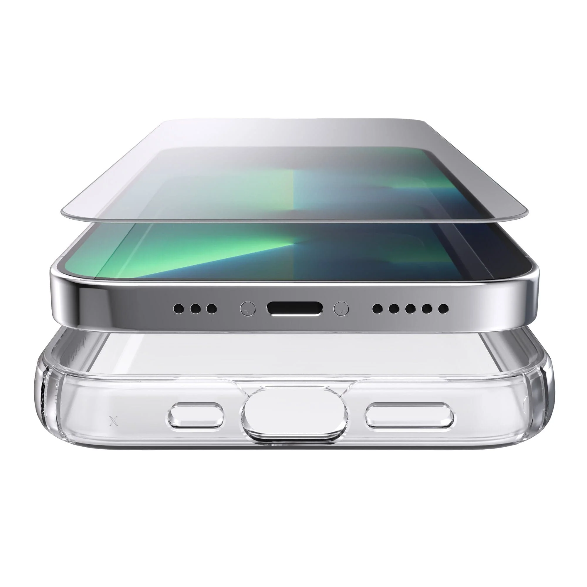 Presidio Perfect-Clear + ShieldView Glass Bundle iPhone 13 Pro Max Cases - Image 3