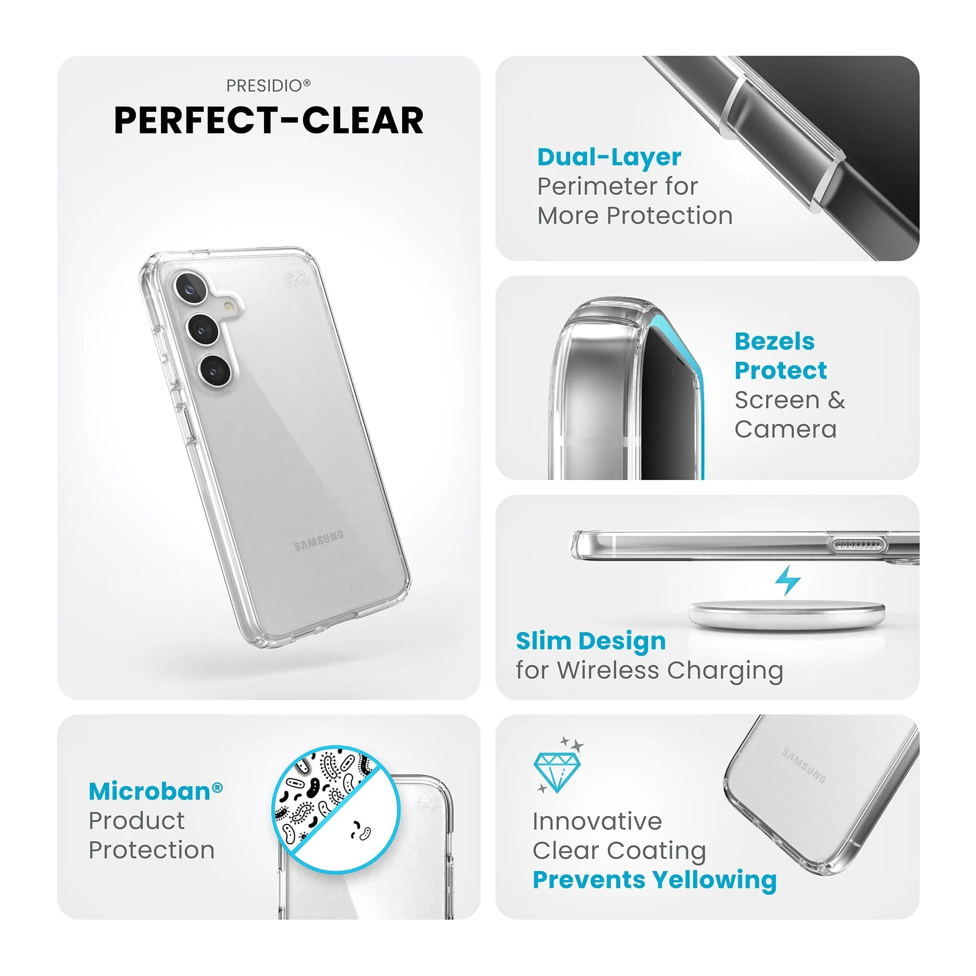Presidio Perfect-Clear Samsung Galaxy S24 Cases - Image 9