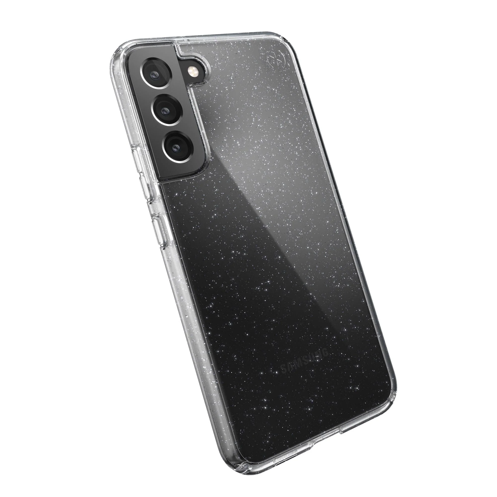 Presidio Perfect-Clear with Glitter Samsung Galaxy S22+ Cases