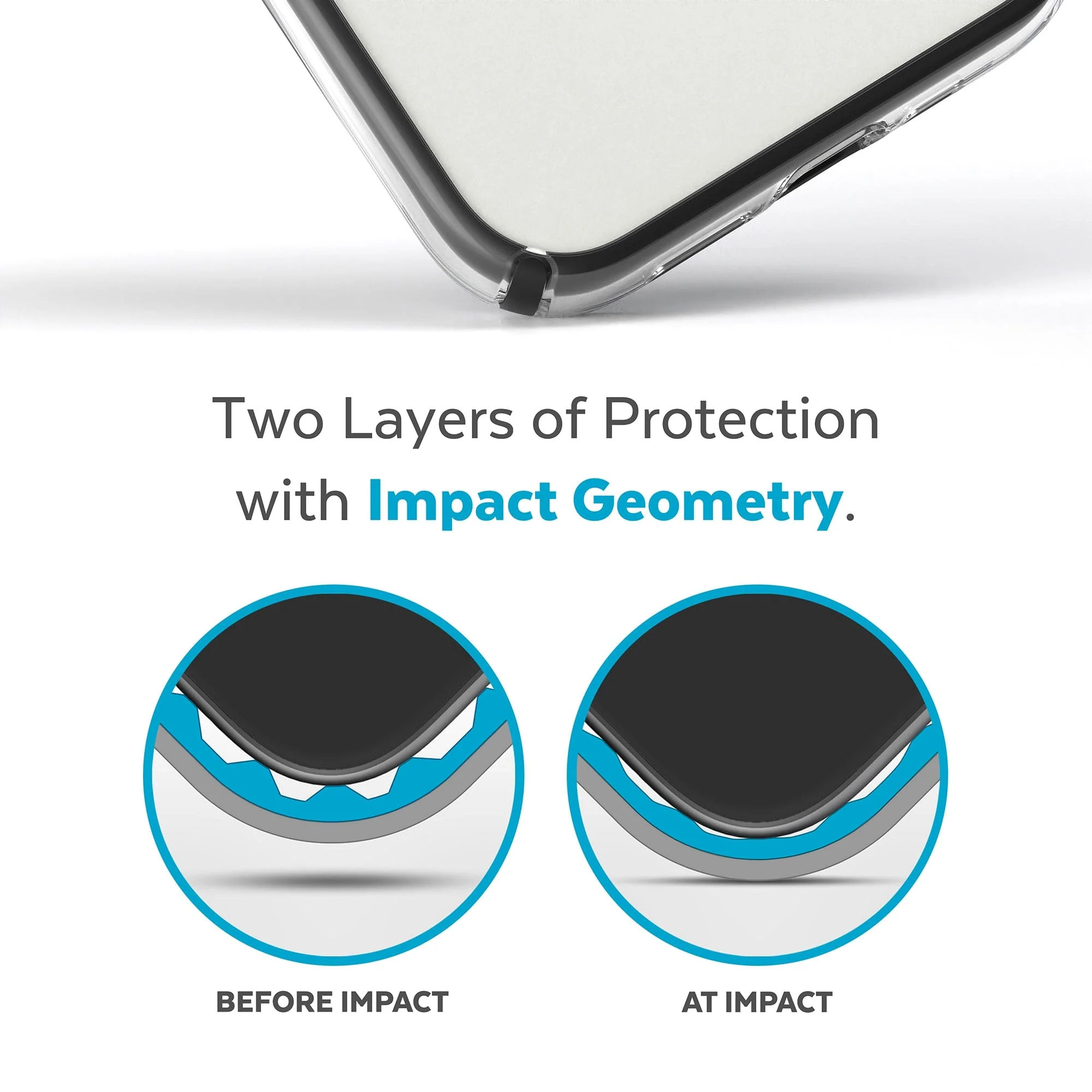 Presidio Perfect-Clear with Impact Geometry iPhone 14 Pro Max Cases - Image 3